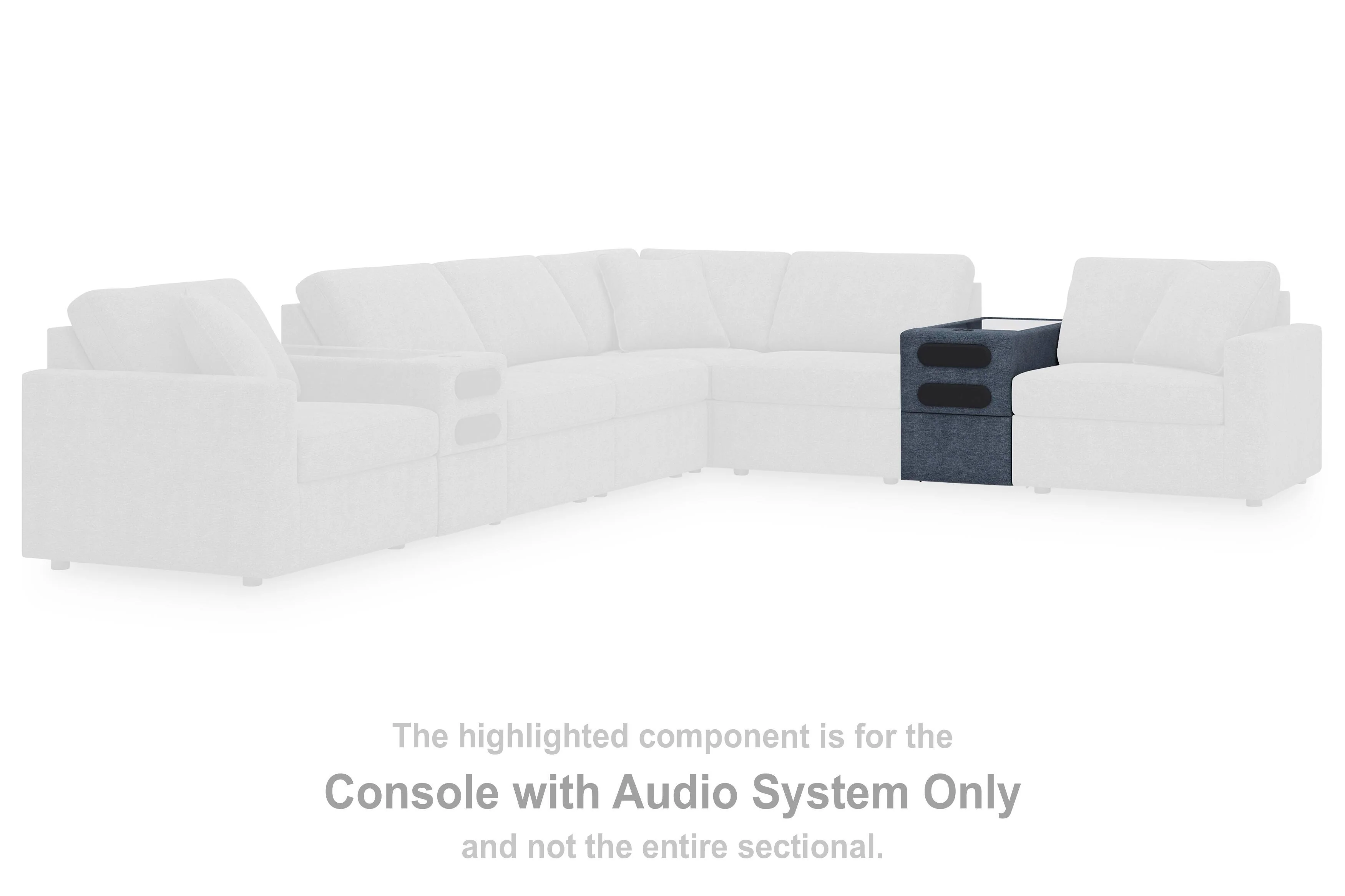 Modmax Balanced Sectional with Audio and Storage Consoles - Image 100