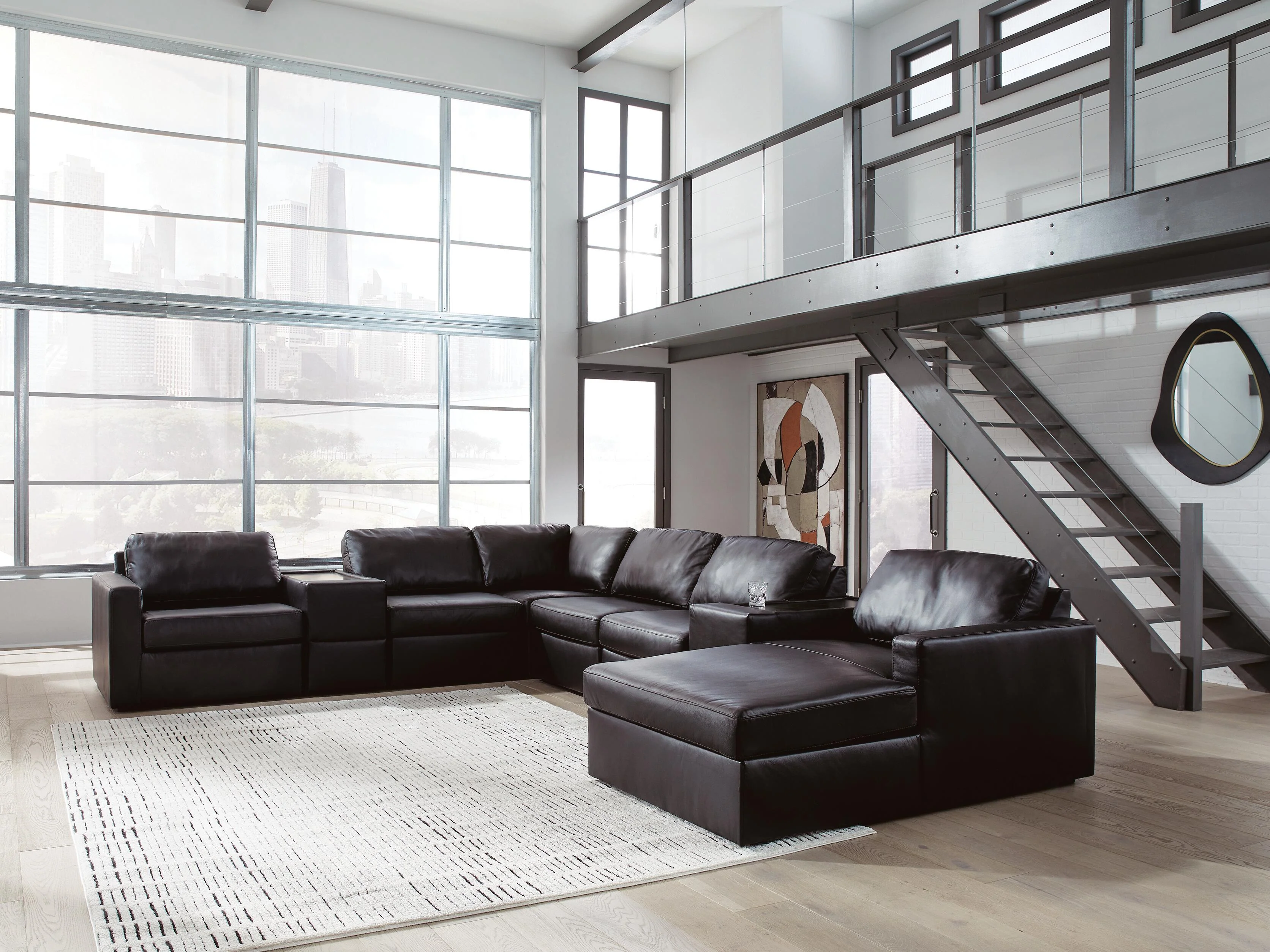Modmax II Sectional with Chaise and Storage Consoles - Image 28