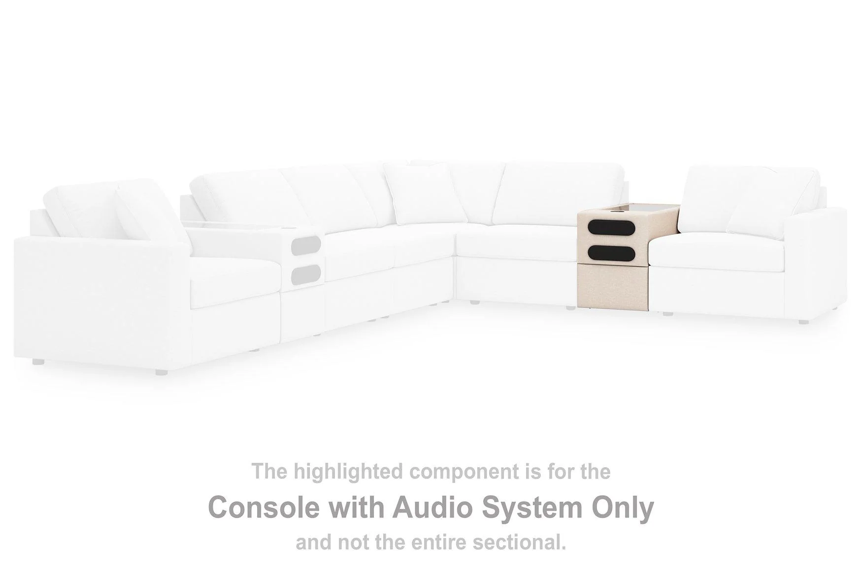Modmax Sectional with Audio System and Chaise - Image 51