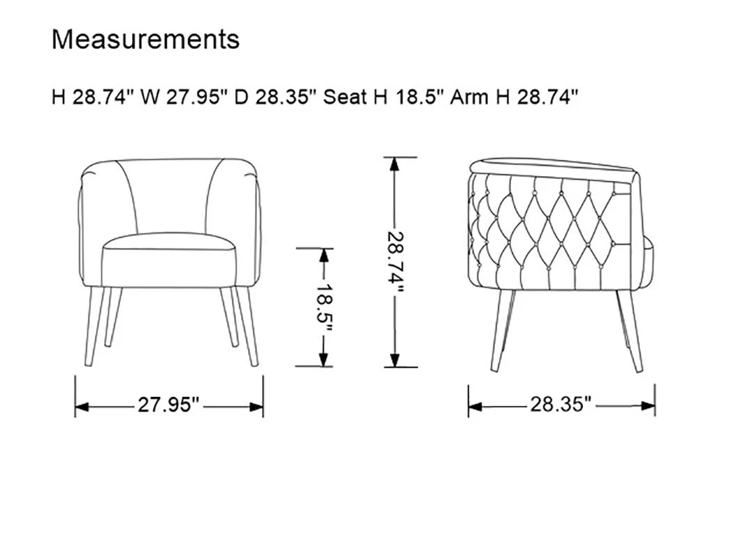 Modrest Bethel Modern Lounge Chair - Image 4