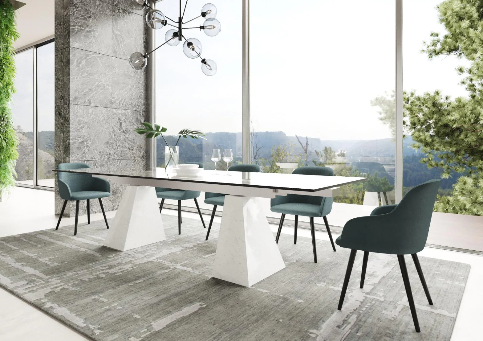 Modrest Latrobe Modern Dining Table - Image 4