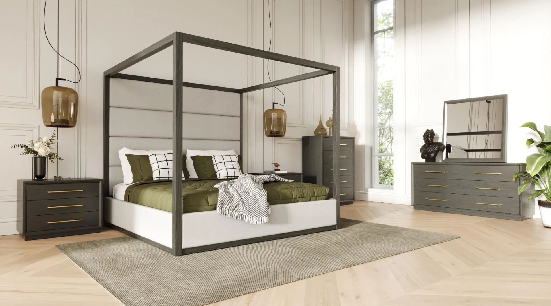 Modrest Manhattan Contemporary Dresser - Image 3
