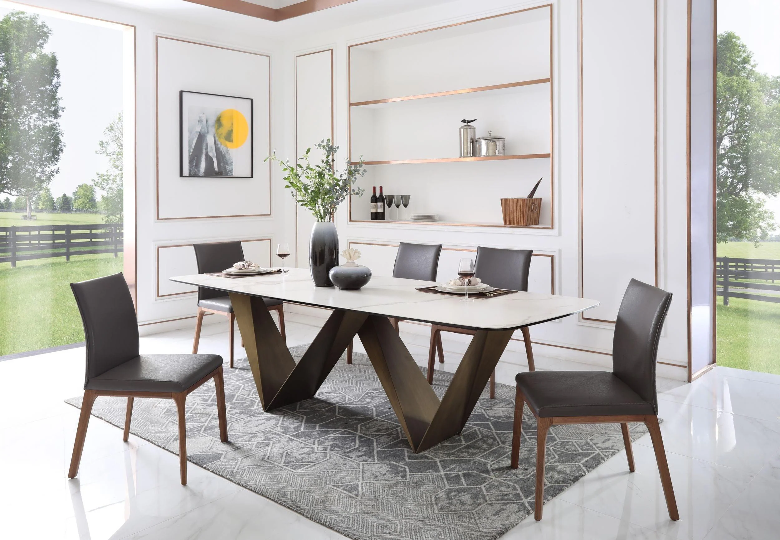 Modrest Melanie Modern Dining Table - Image 4