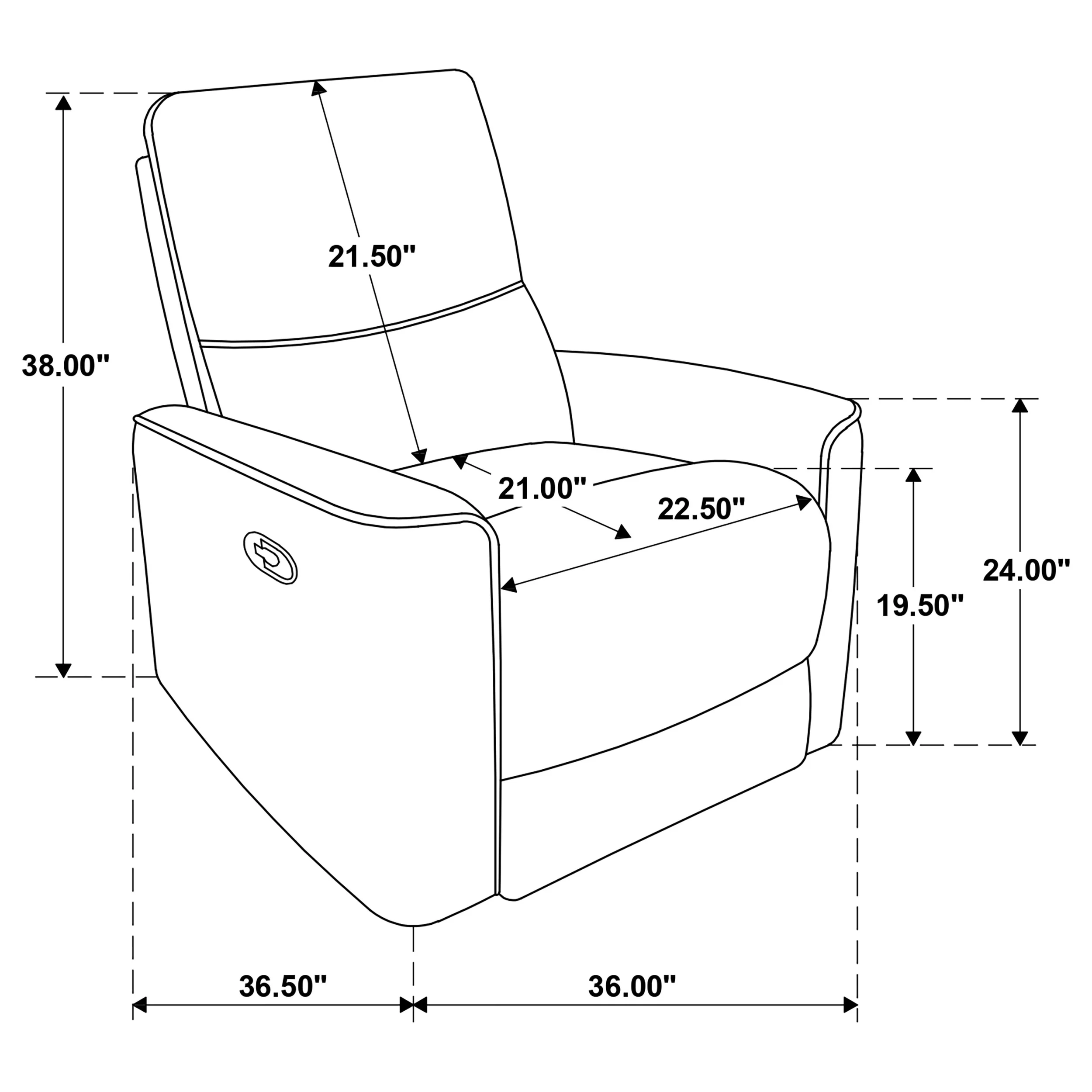 Navarro Glider Recliner - Image 29