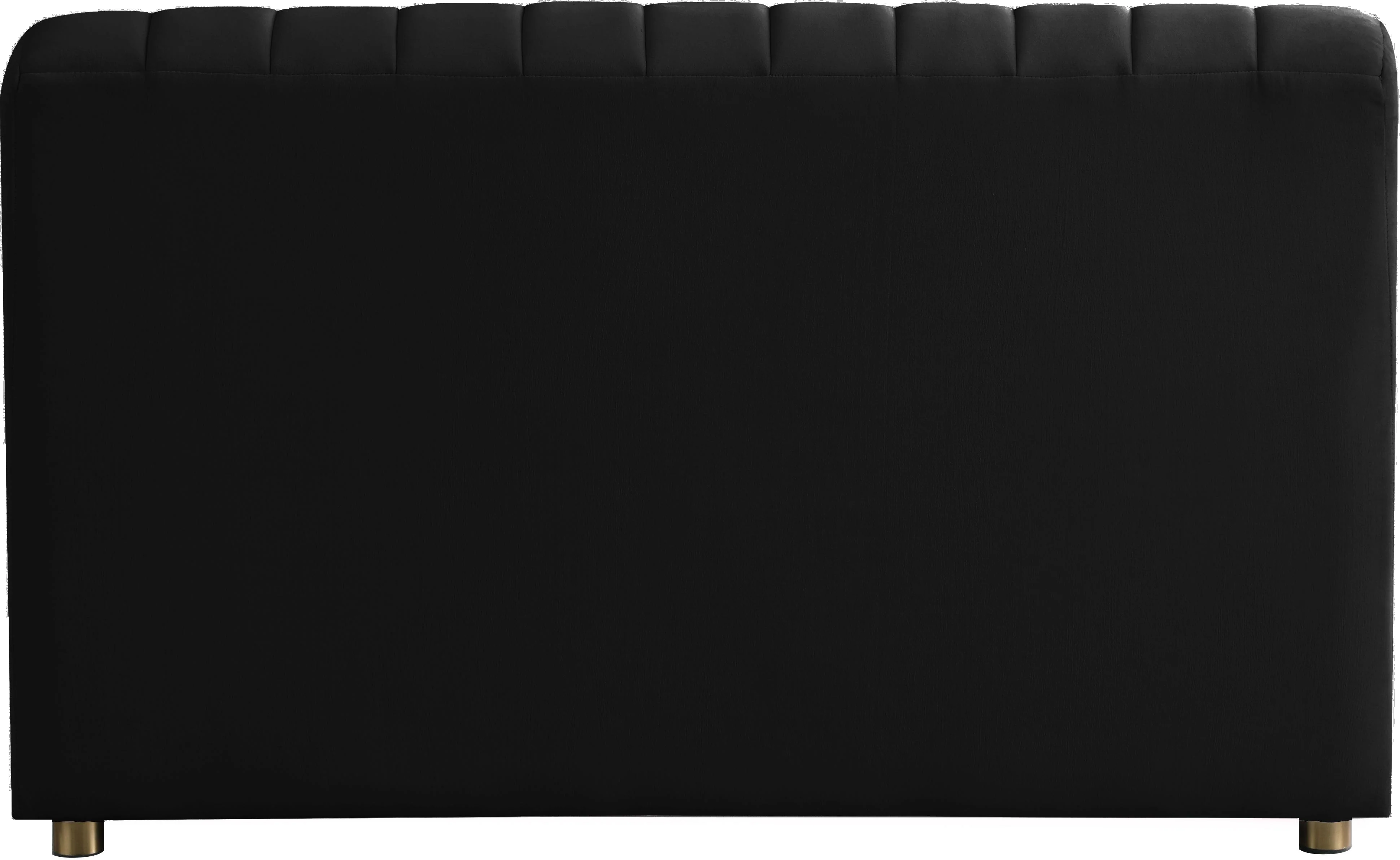 Naya Black Velvet Chair - Image 3