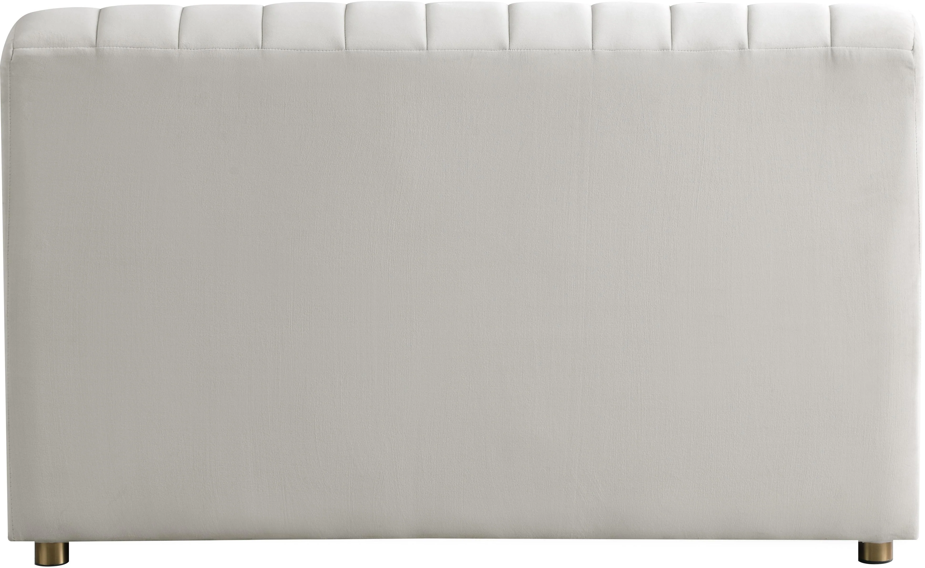 Naya Cream Velvet Chair - Image 3
