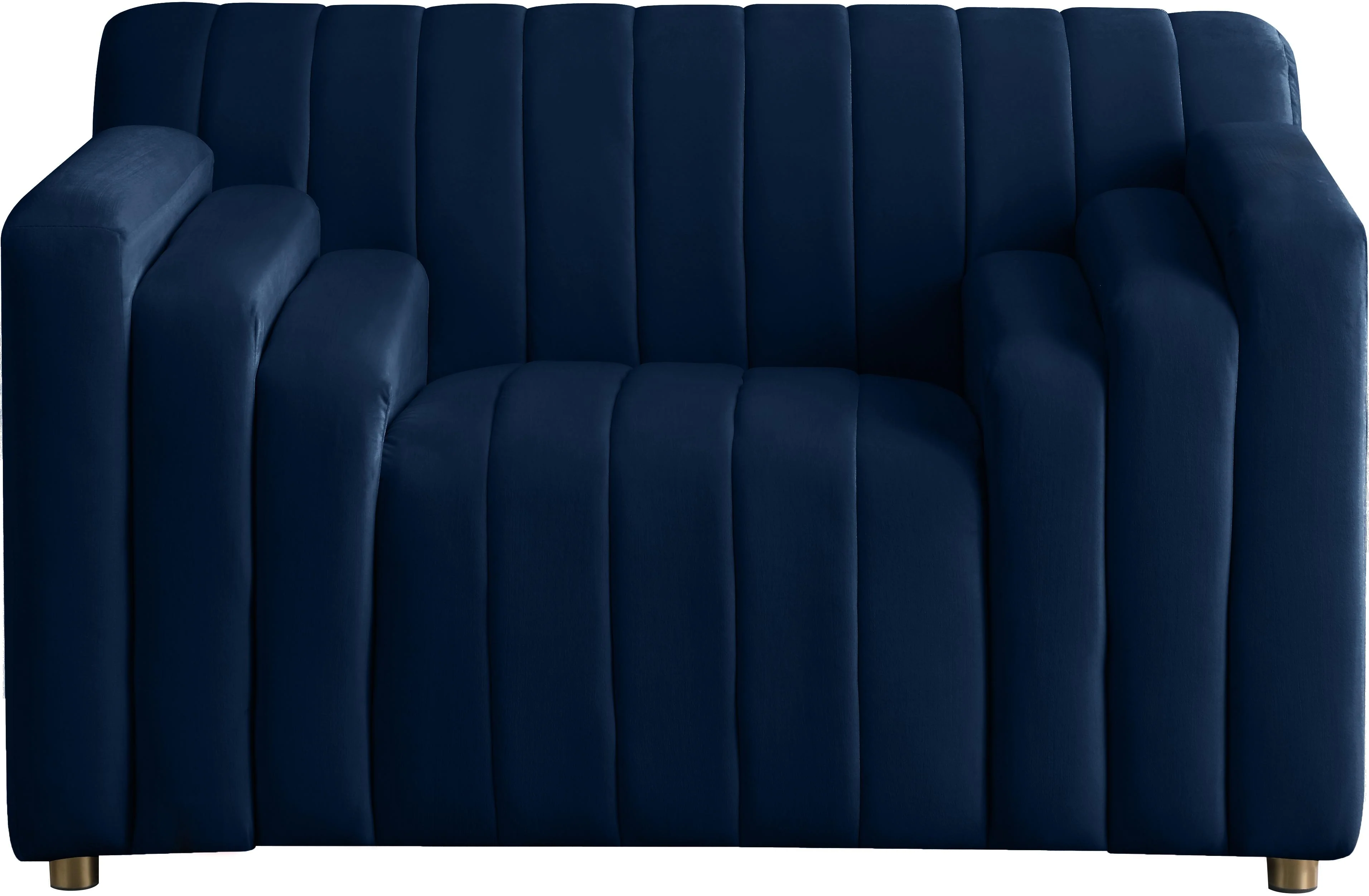 Naya Navy Velvet Chair - Image 4