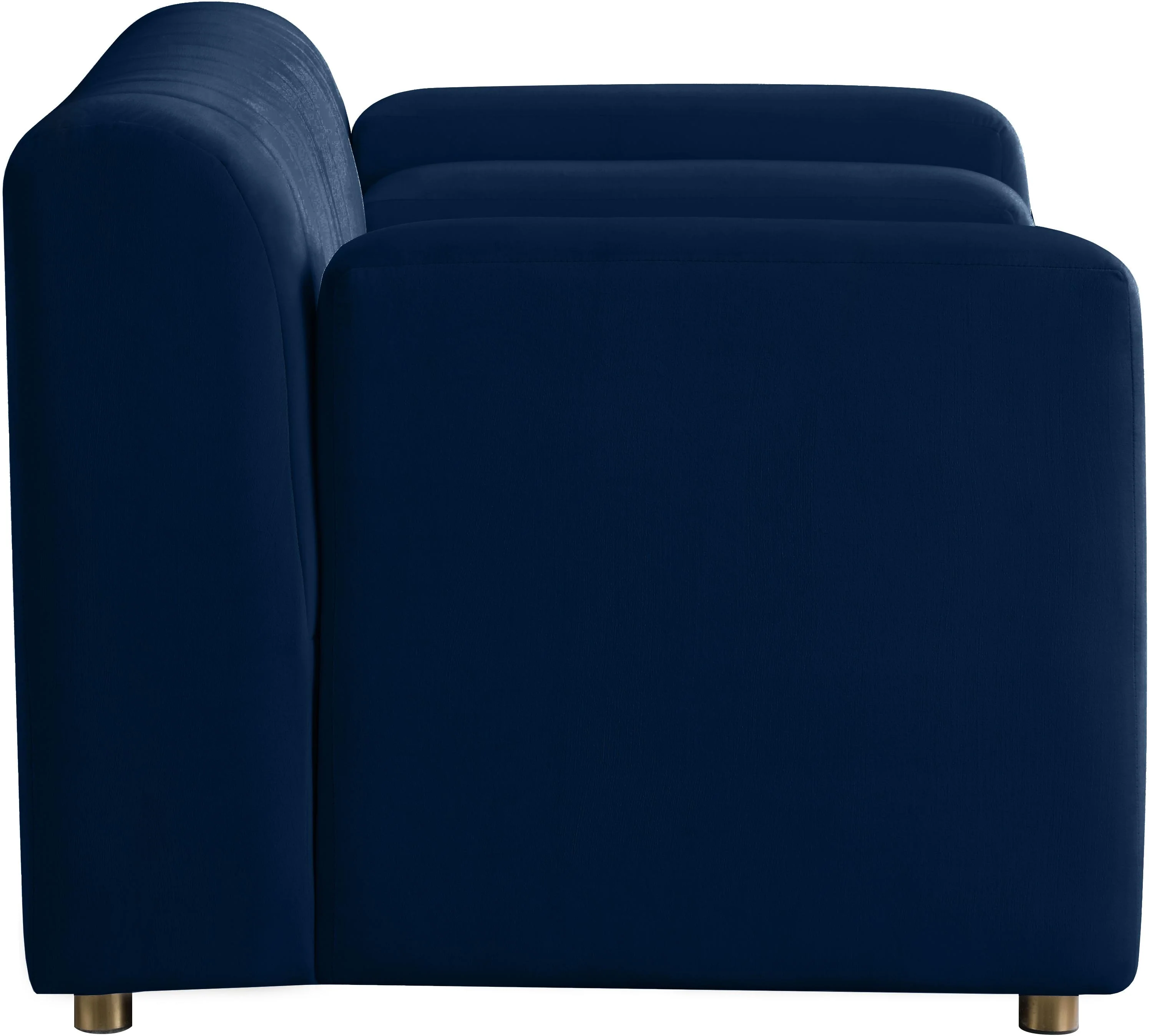 Naya Navy Velvet Chair - Image 5