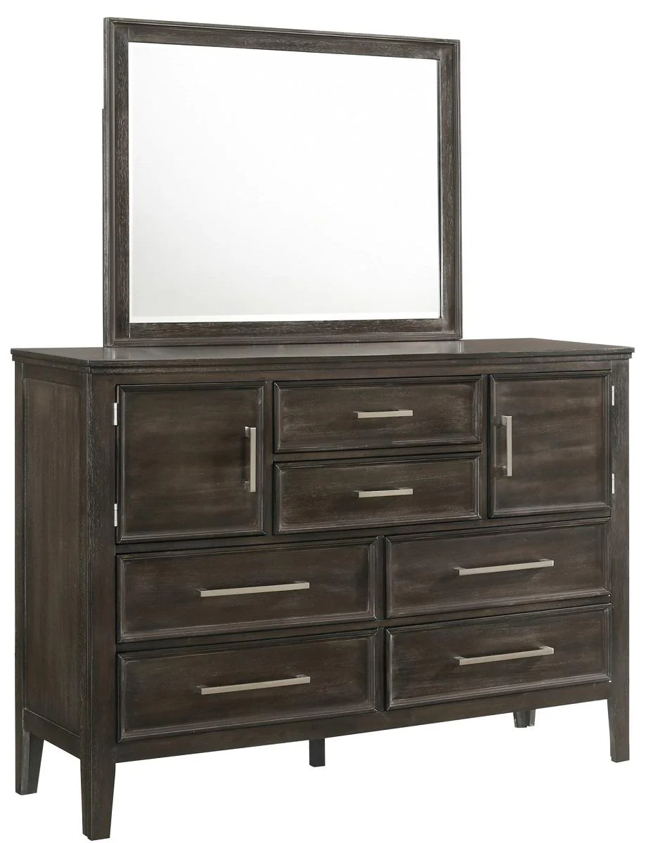 New Classic Furniture Andover 6 Drawer Dresser in Nutmeg - Image 2