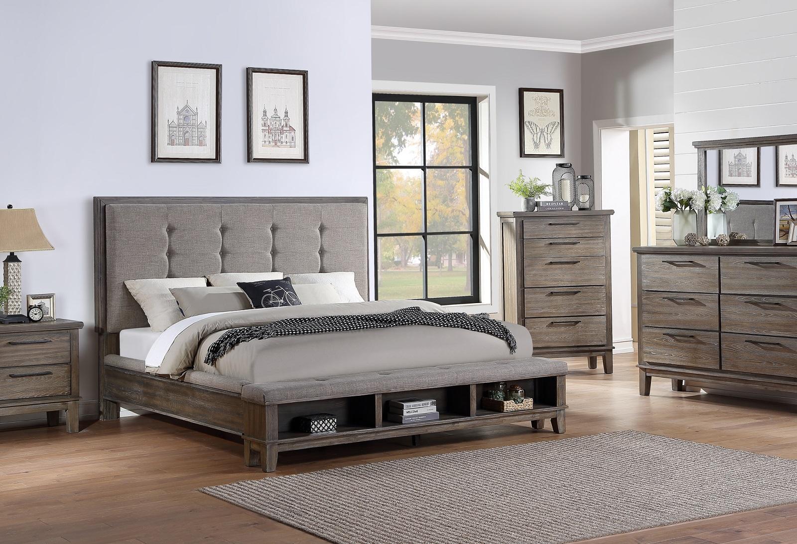 New Classic Furniture Cagney Queen Bed in Vintage Gray - Image 2