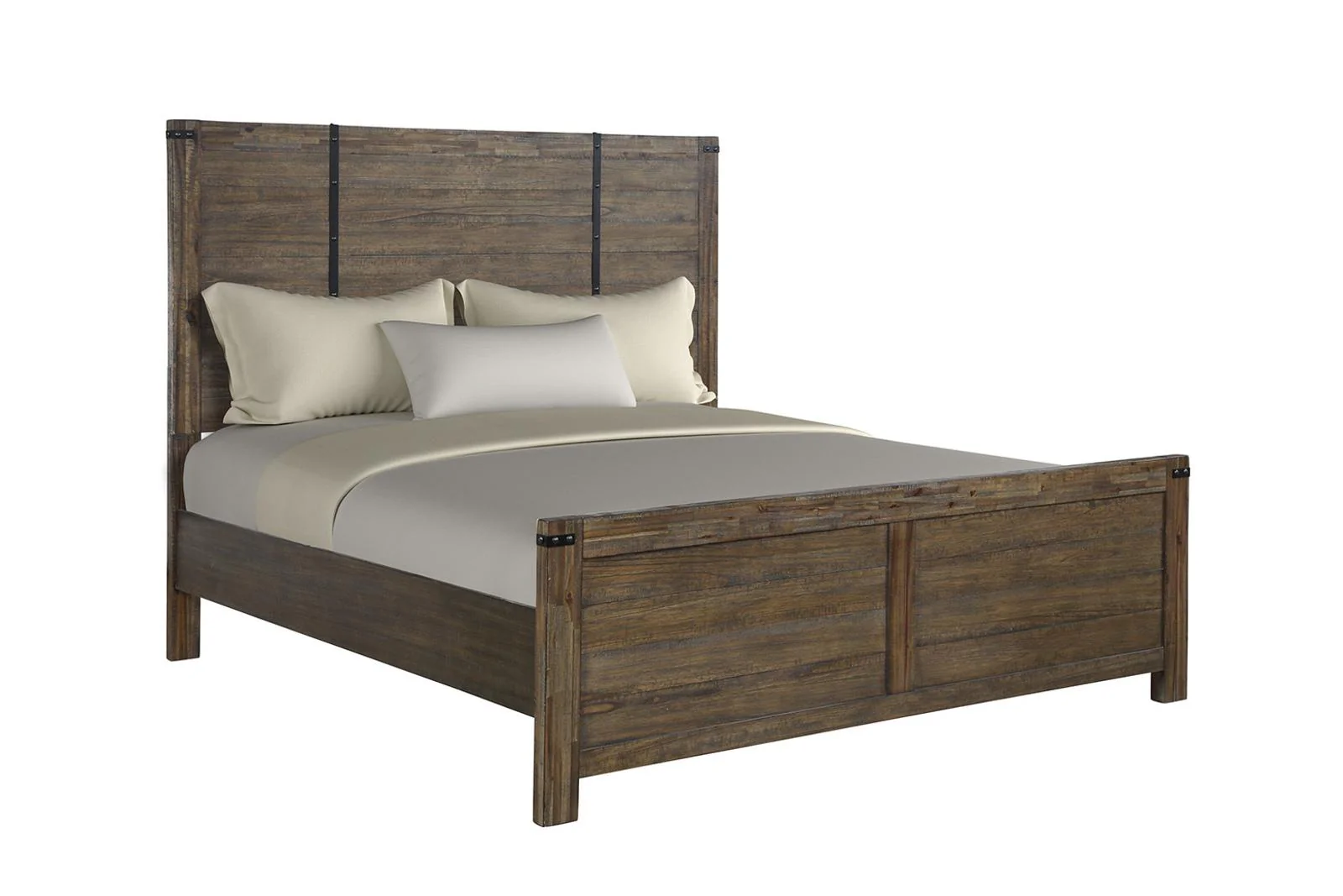 New Classic Furniture Galleon King Bed in Weathered Walnut - Image 2