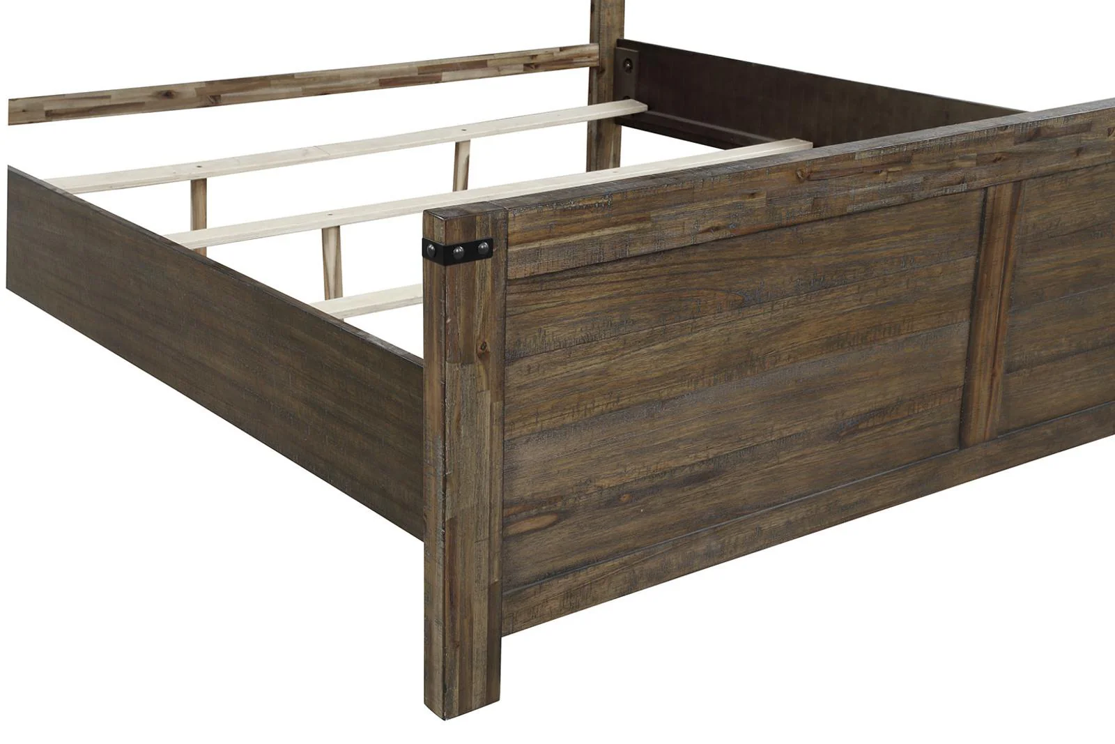 New Classic Furniture Galleon Queen Bed in Weathered Walnut - Image 5