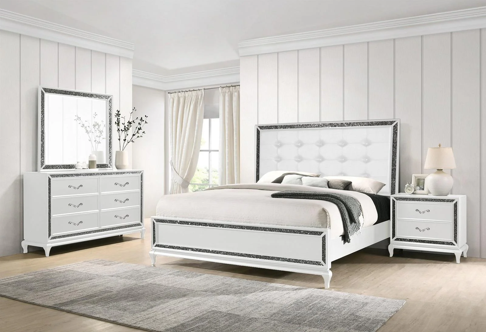 New Classic Furniture Park Imperial Queen Bed in White - Image 2