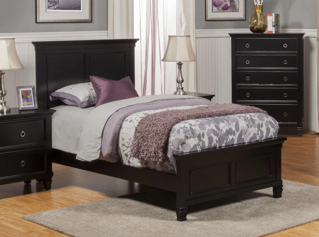 New Classic Furniture Tamarack Twin Bed in Black