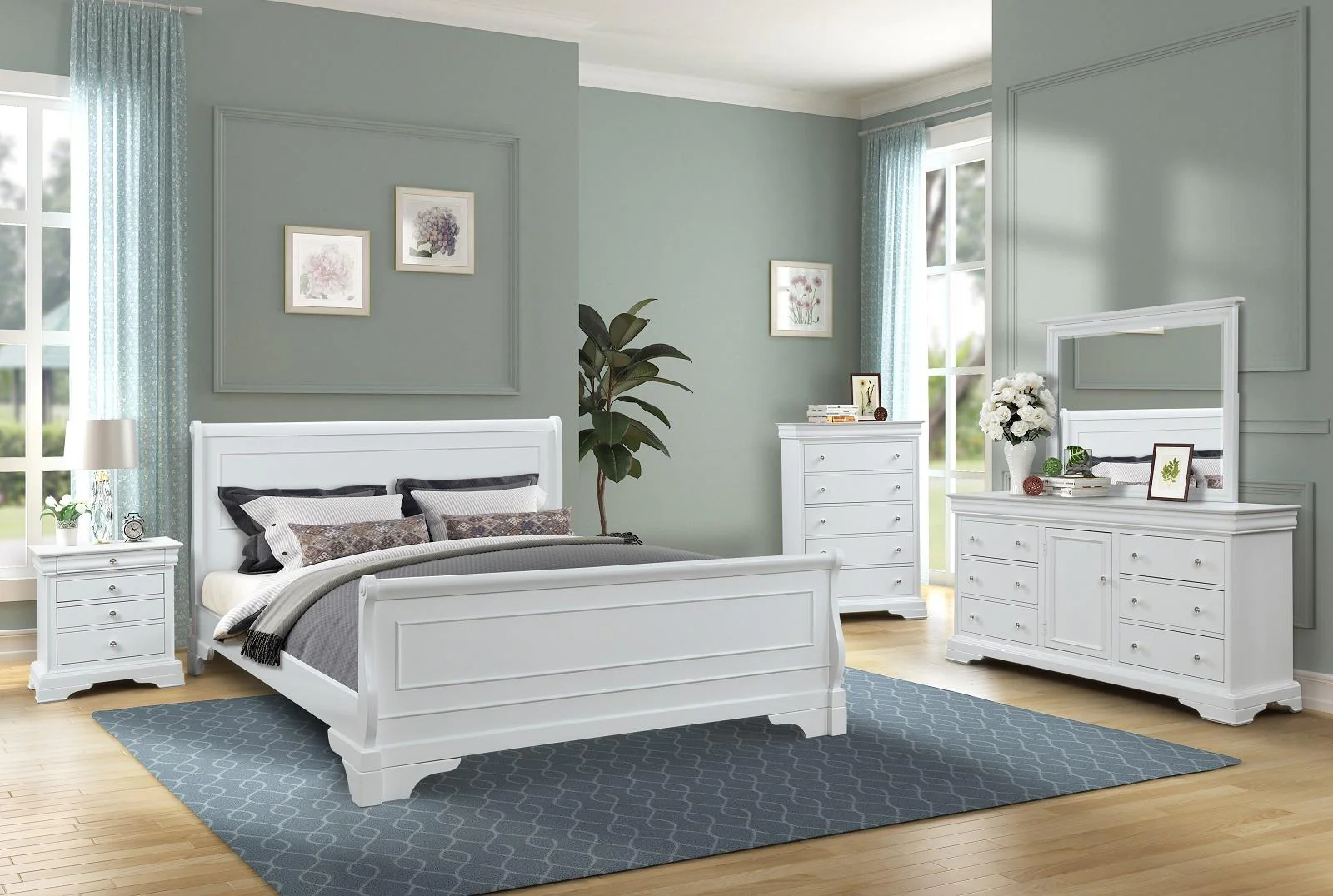 New Classic Furniture Versaille Mirror in White - Image 2
