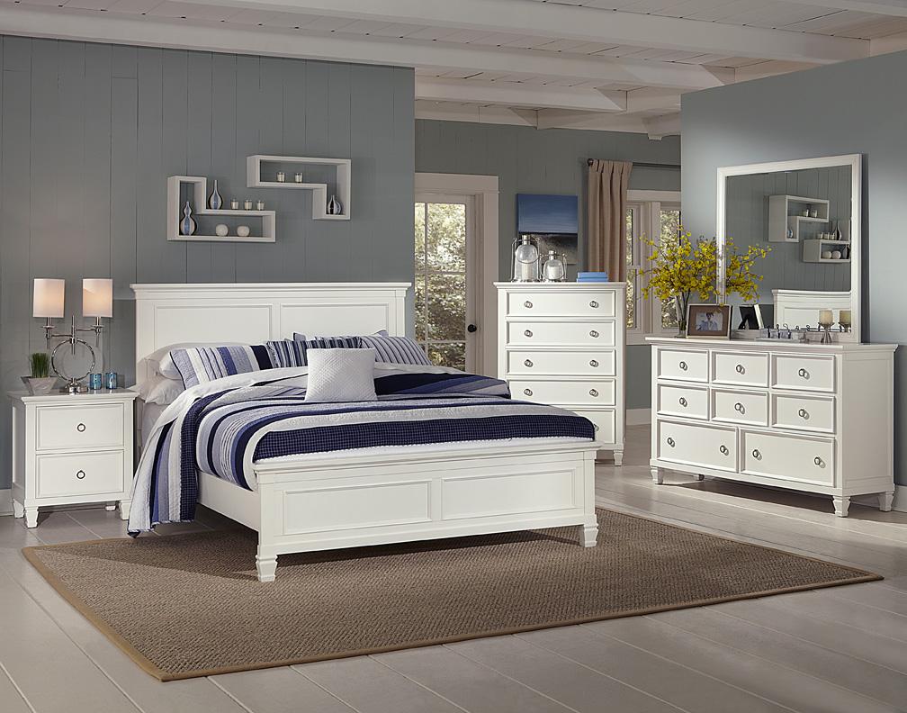 New Classic Tamarack California King Panel Bed in White - Image 2