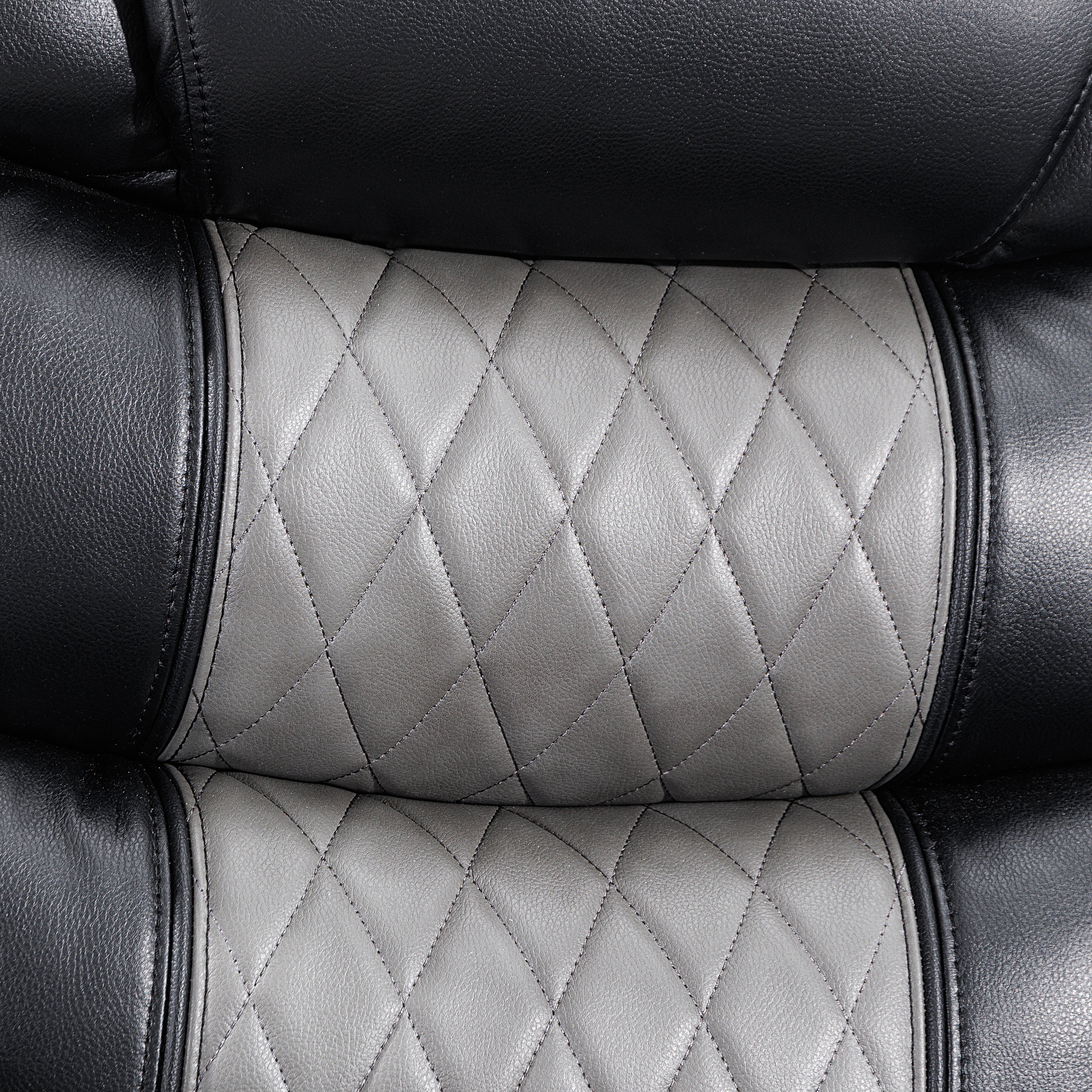 Nikko Glider Recliner-Black/Gray - Image 7