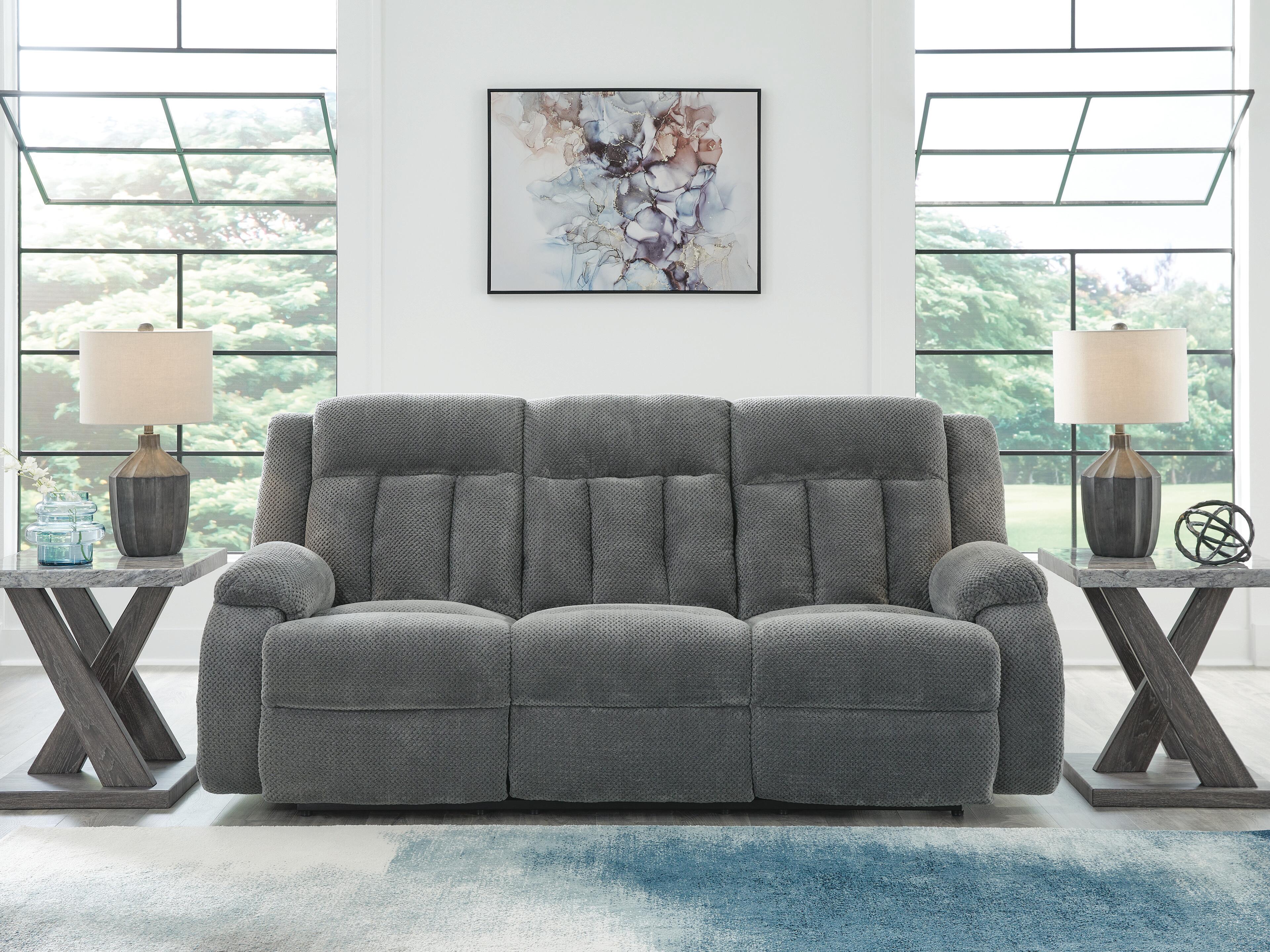 Observation Power Reclining Sofa with Drop Down Table - Image 2
