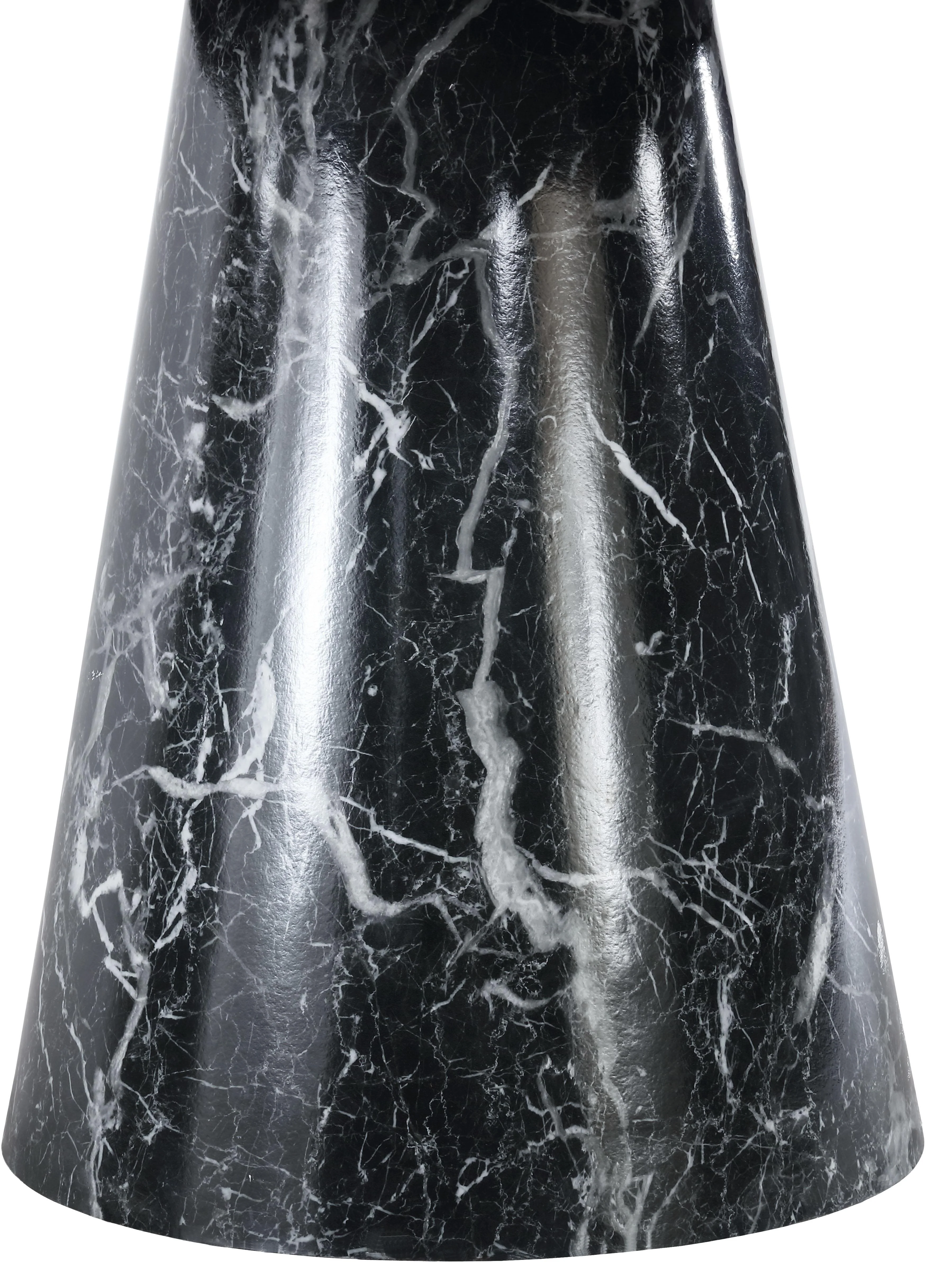 Omni Black Faux Marble Dining Table - Image 2