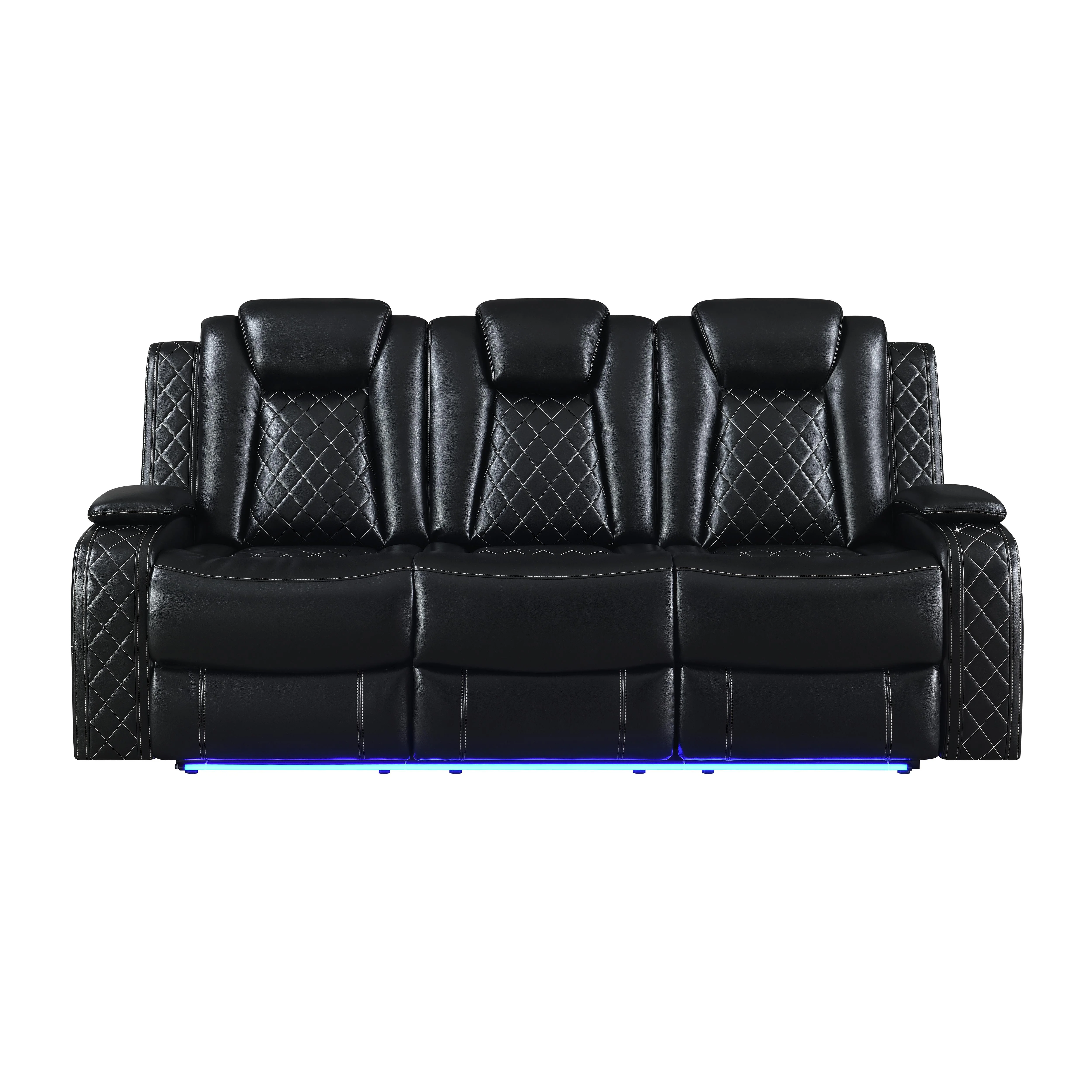 ORION SOFA W/ PWR FR & HR-BLACK - Image 3