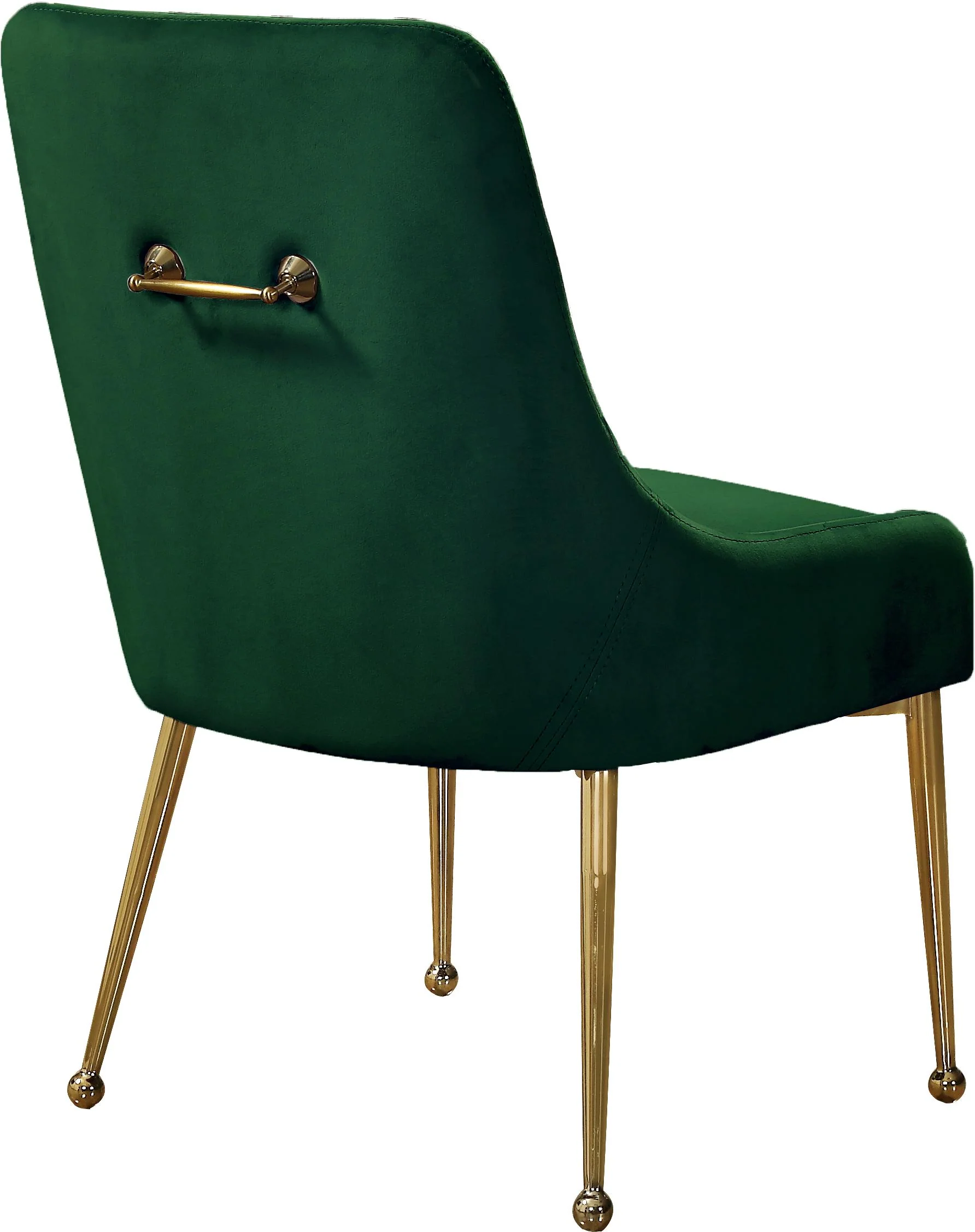 Owen Green Velvet Dining Chair - Image 2