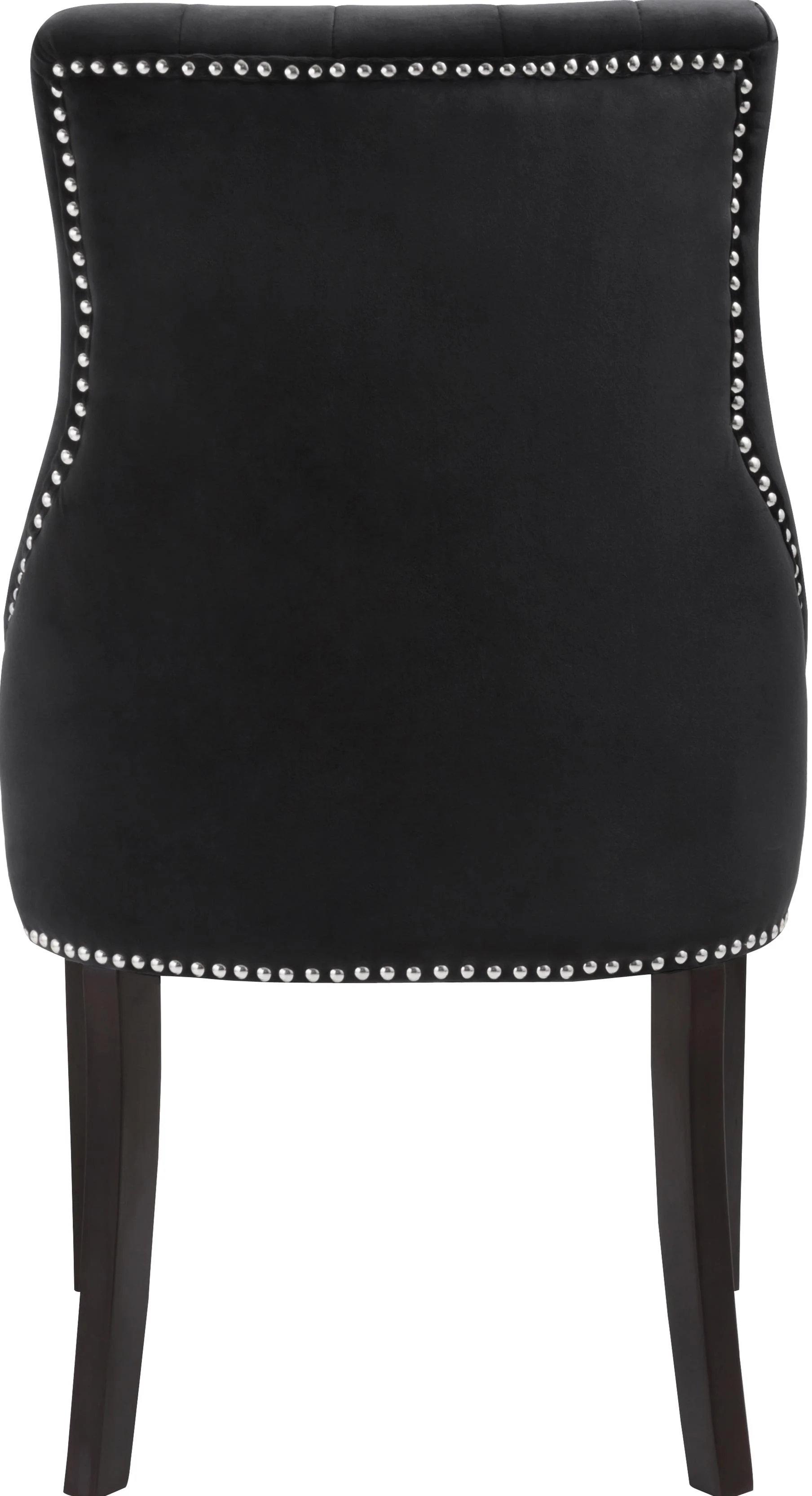 Oxford Black Velvet Dining Chair - Image 4