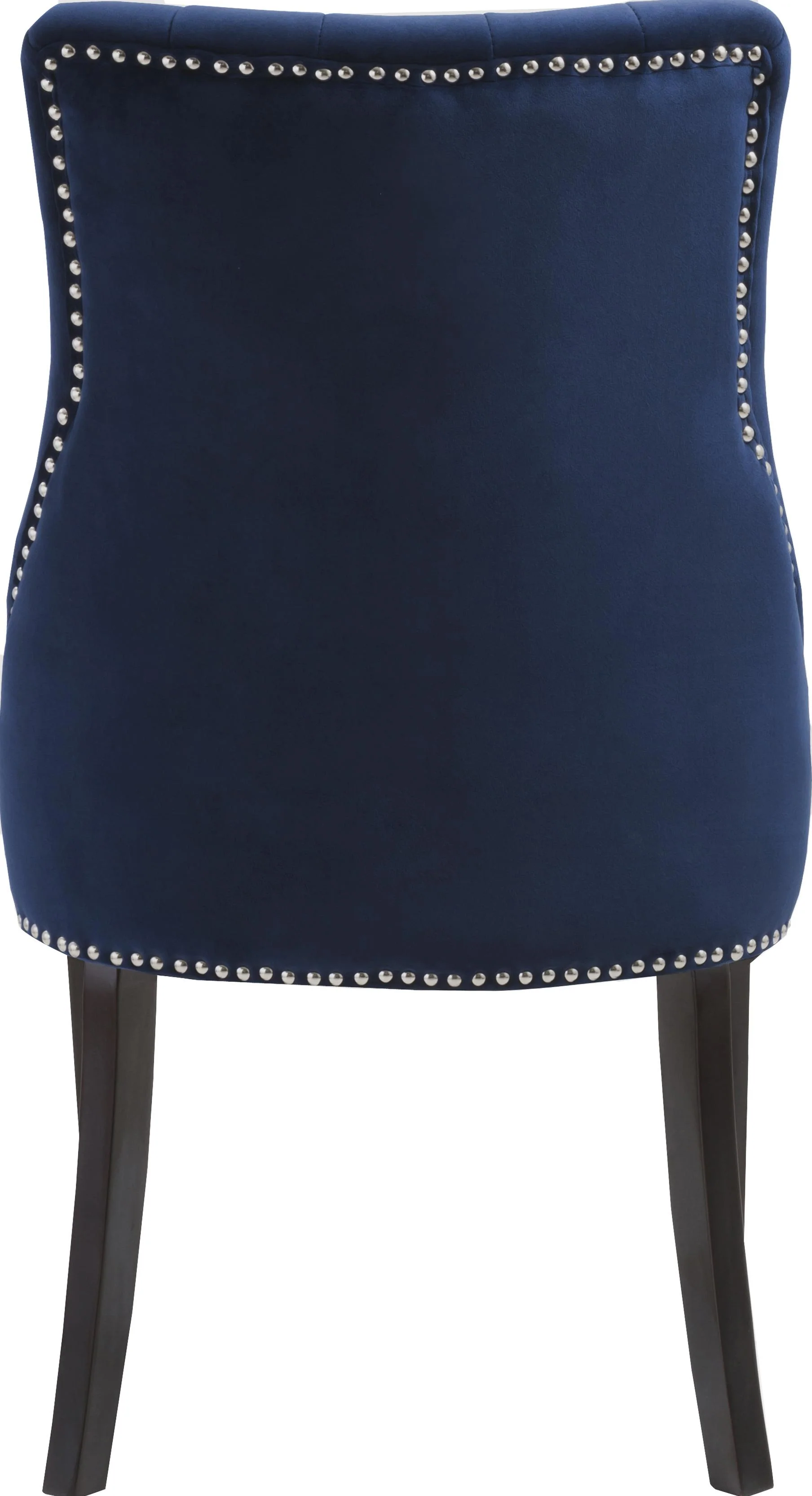 Oxford Navy Velvet Dining Chair - Image 4
