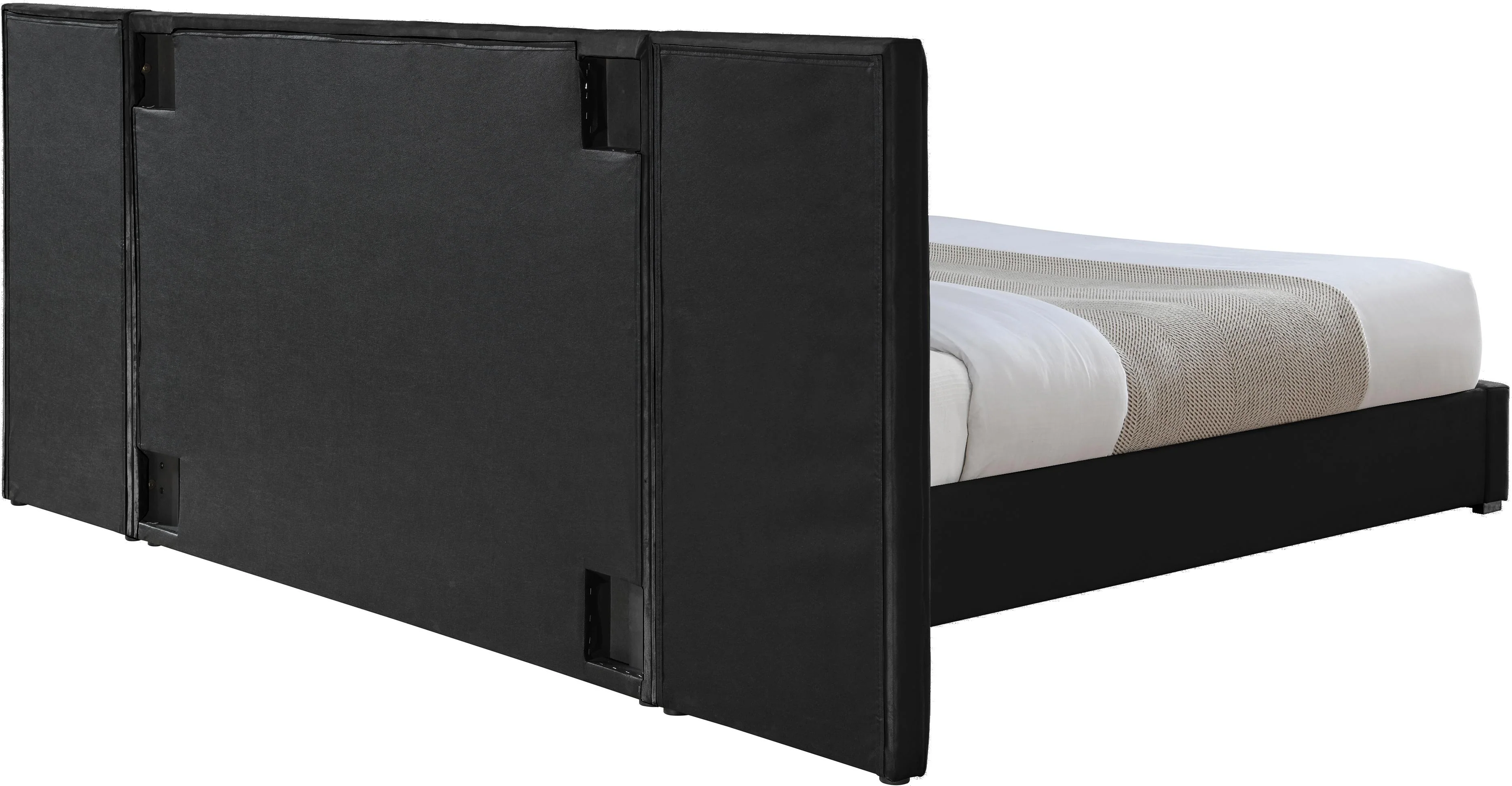 Pablo Black Velvet King Bed - Image 6