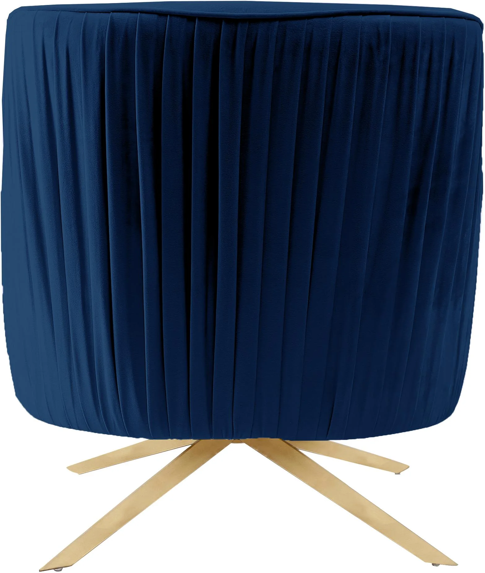 Paloma Navy Velvet Accent Chair - Image 4