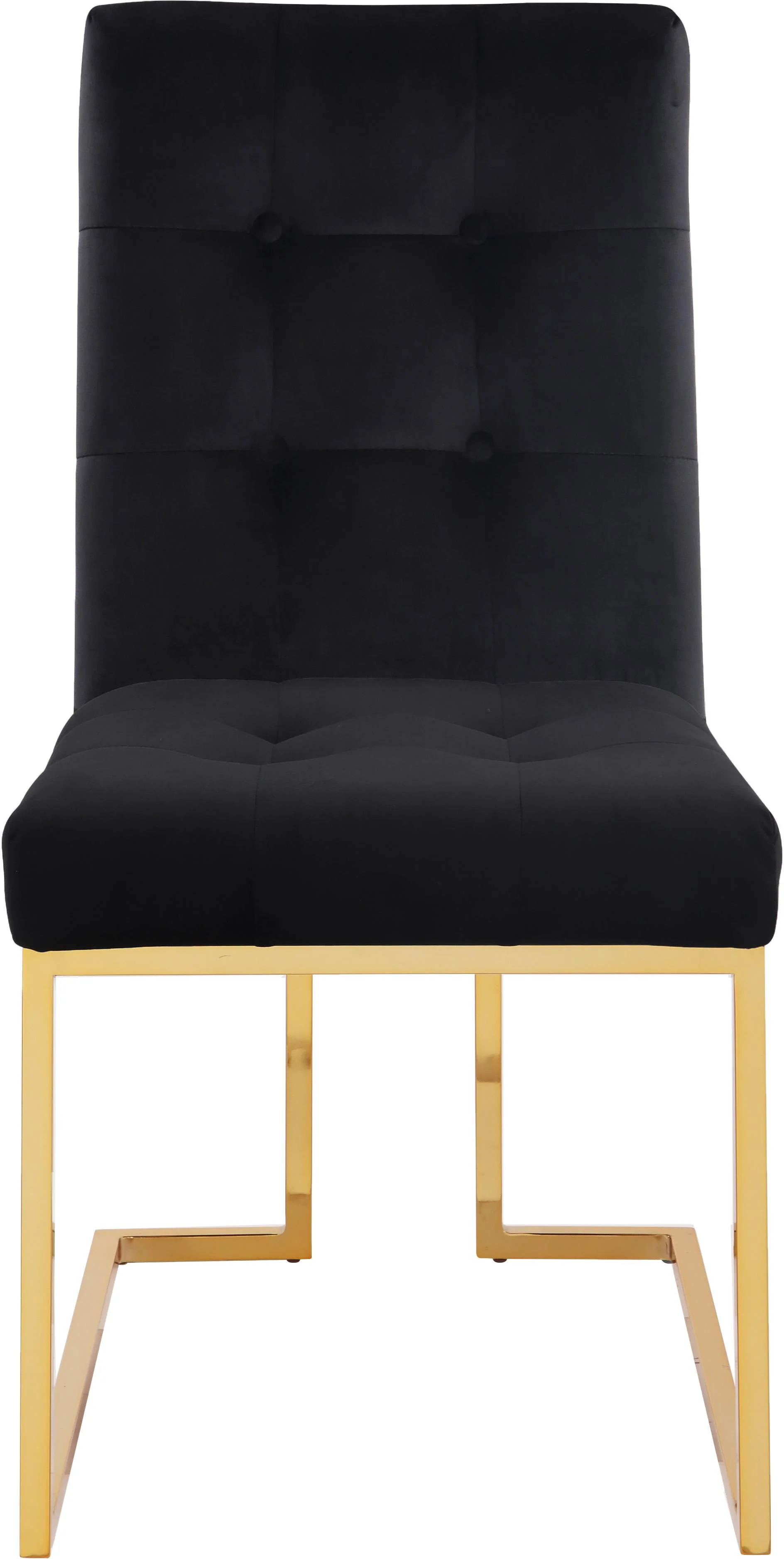 Pierre Black Velvet Dining Chair - Image 4