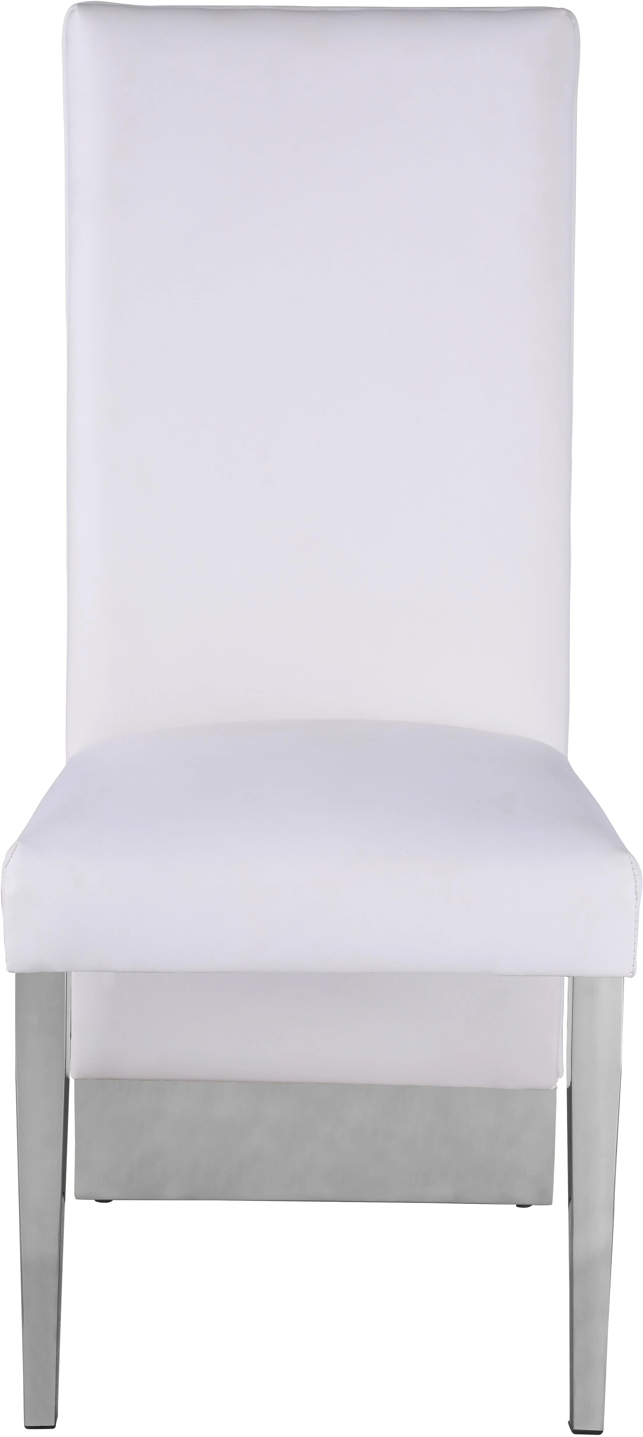 Porsha White Faux Leather Dining Chair - Image 13