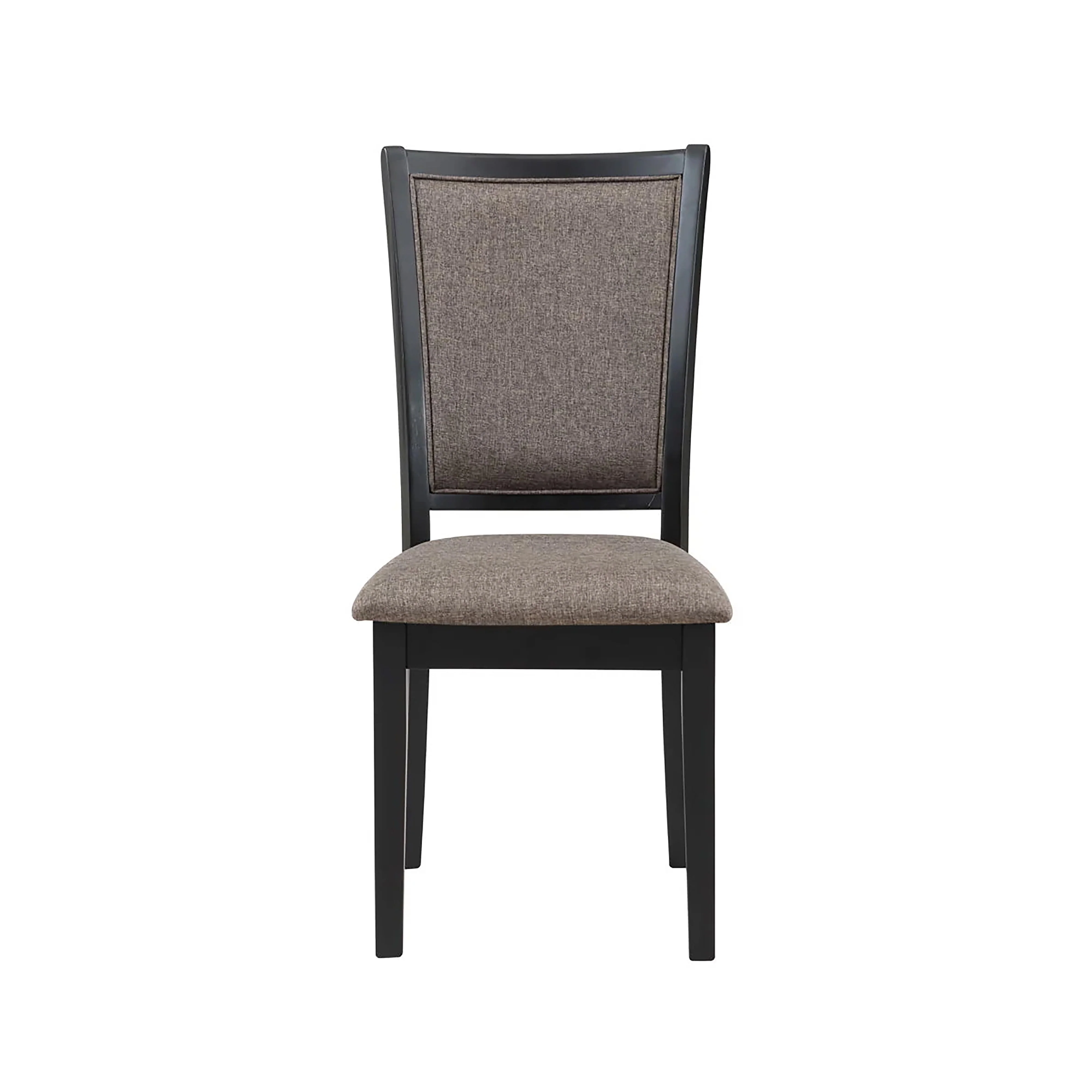 Potomac 48" Round Dining Table & 4 Chairs-Brown/Black - Image 2