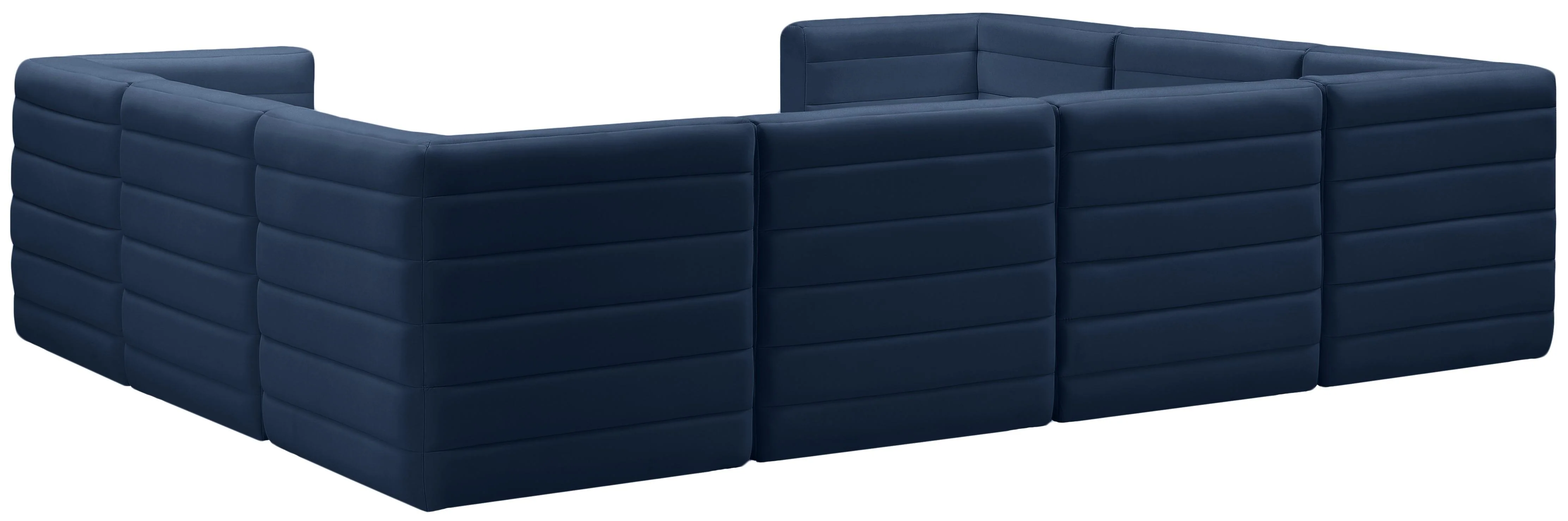 Quincy Navy Velvet Modular Sectional - Image 54