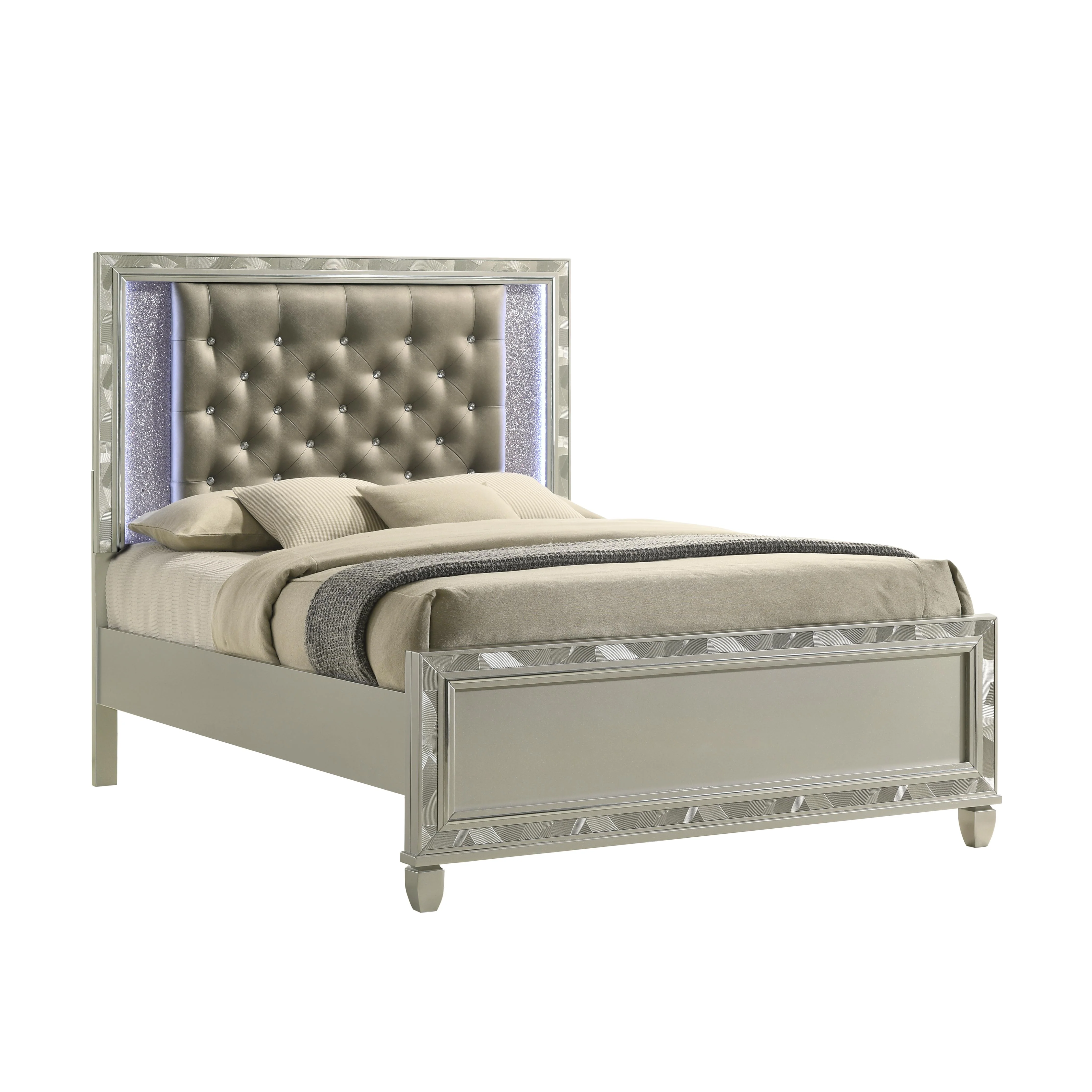 RADIANCE Eastern King-California King K HEADBOARD-SILVER - Image 2