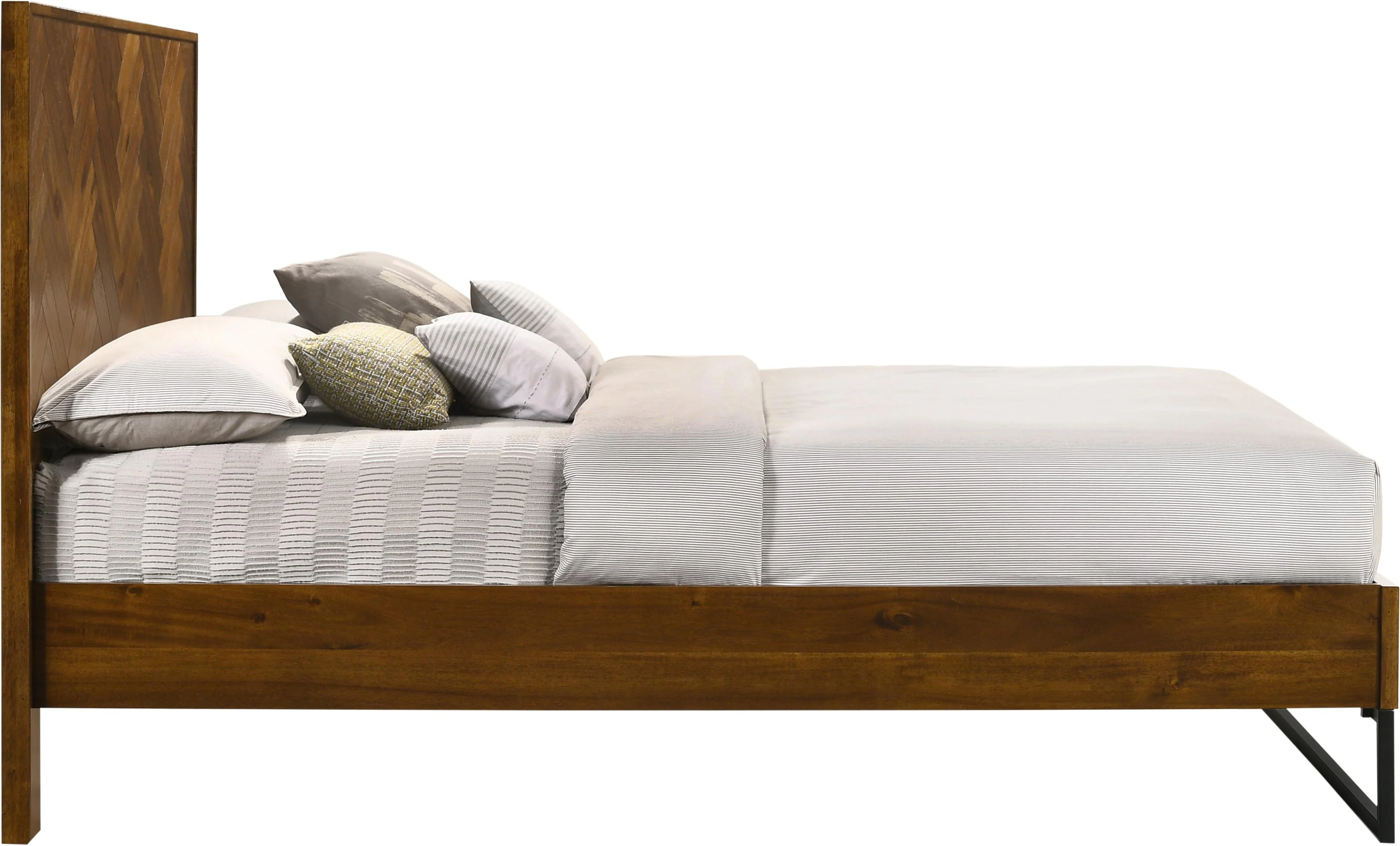 Reed Antique Coffee King Bed (3 Boxes) - Image 4