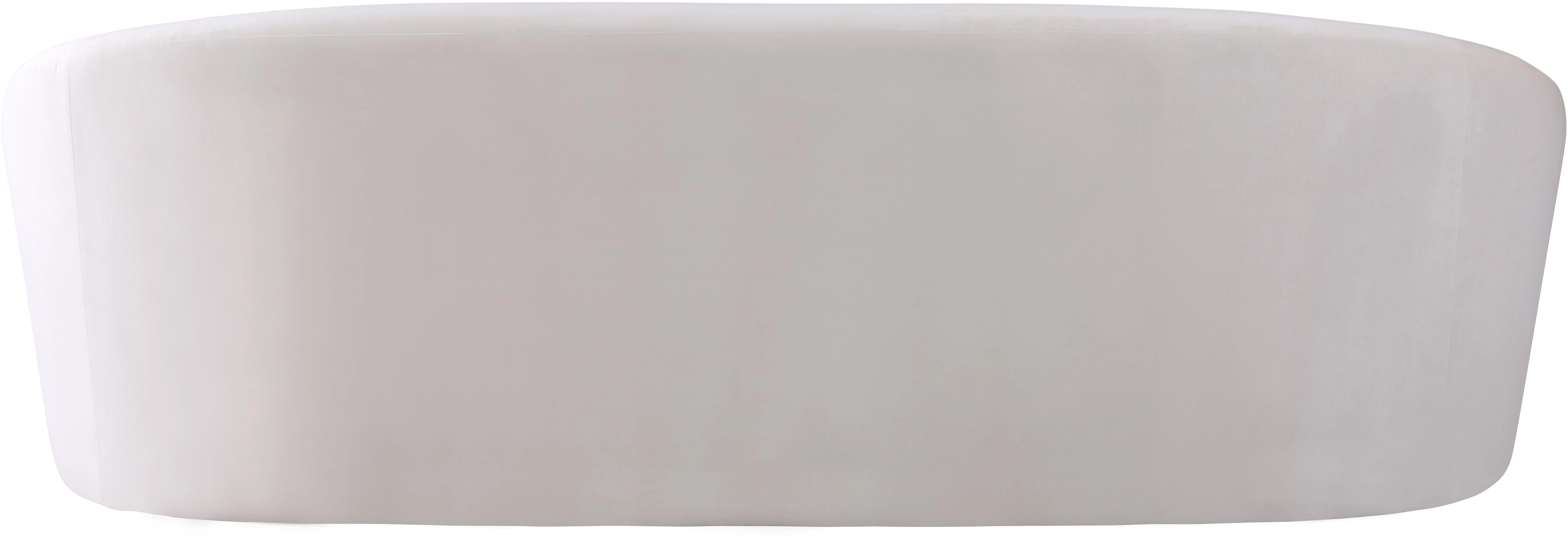 Riley Cream Velvet Sofa - Image 2