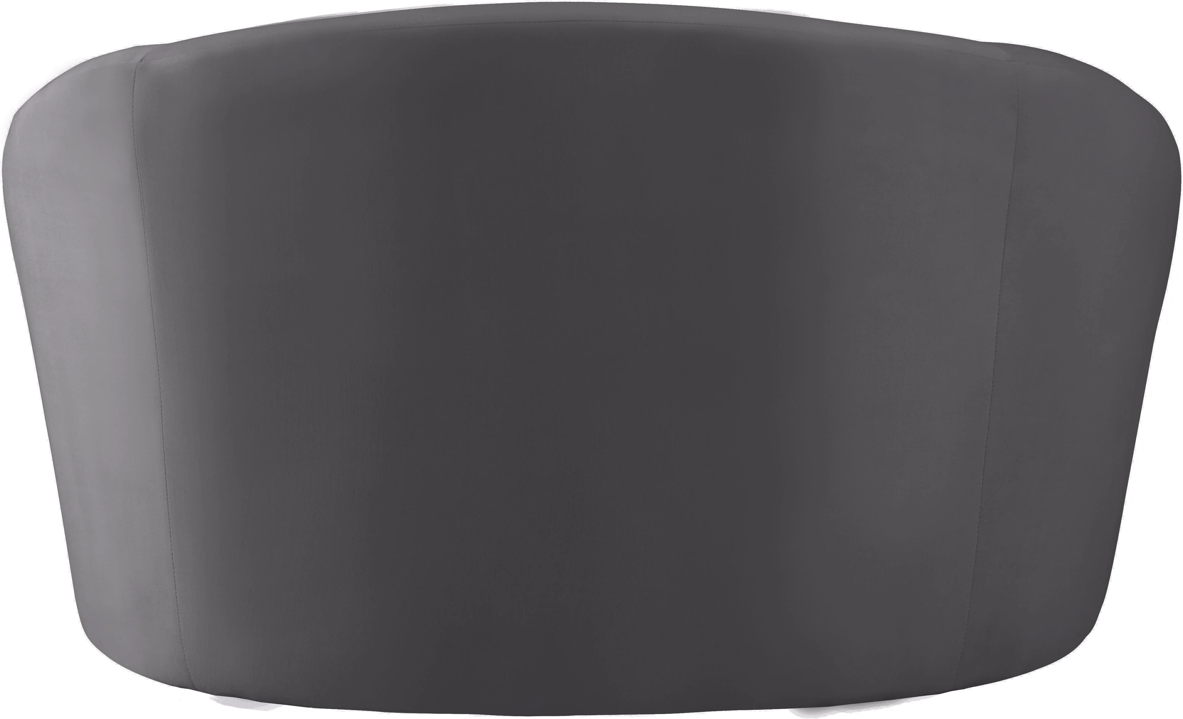 Riley Grey Velvet Chair - Image 2