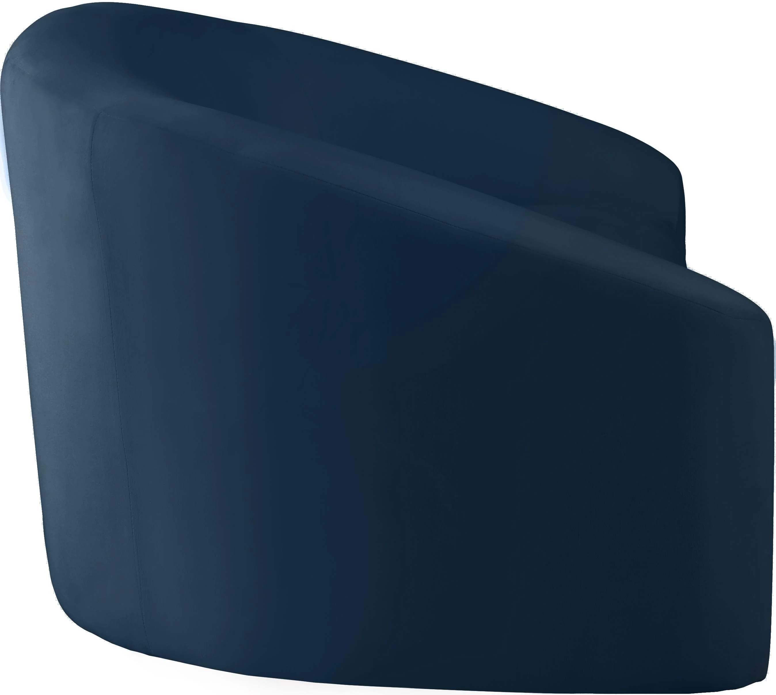 Riley Navy Velvet Sofa - Image 3