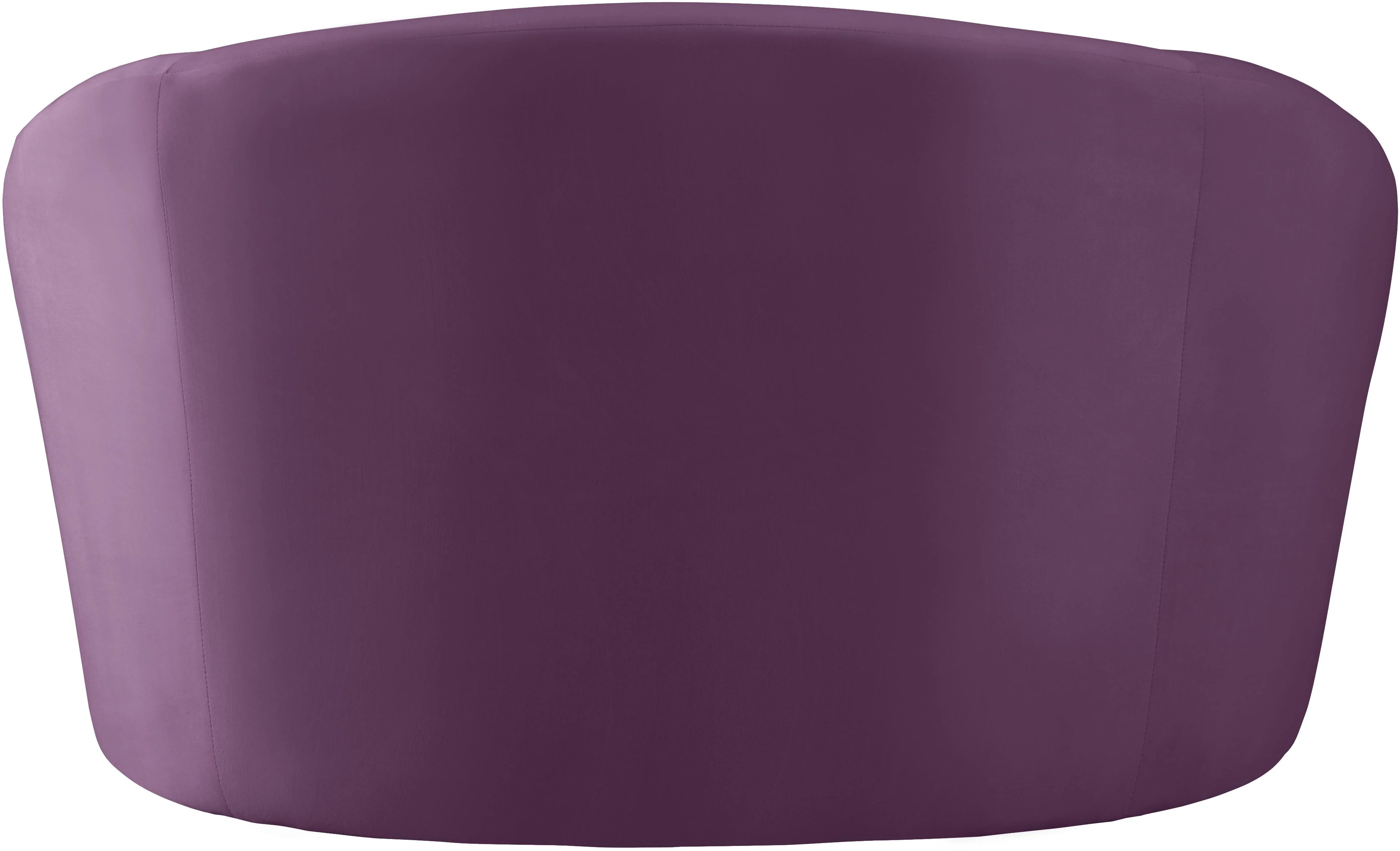 Riley Purple Velvet Chair - Image 2