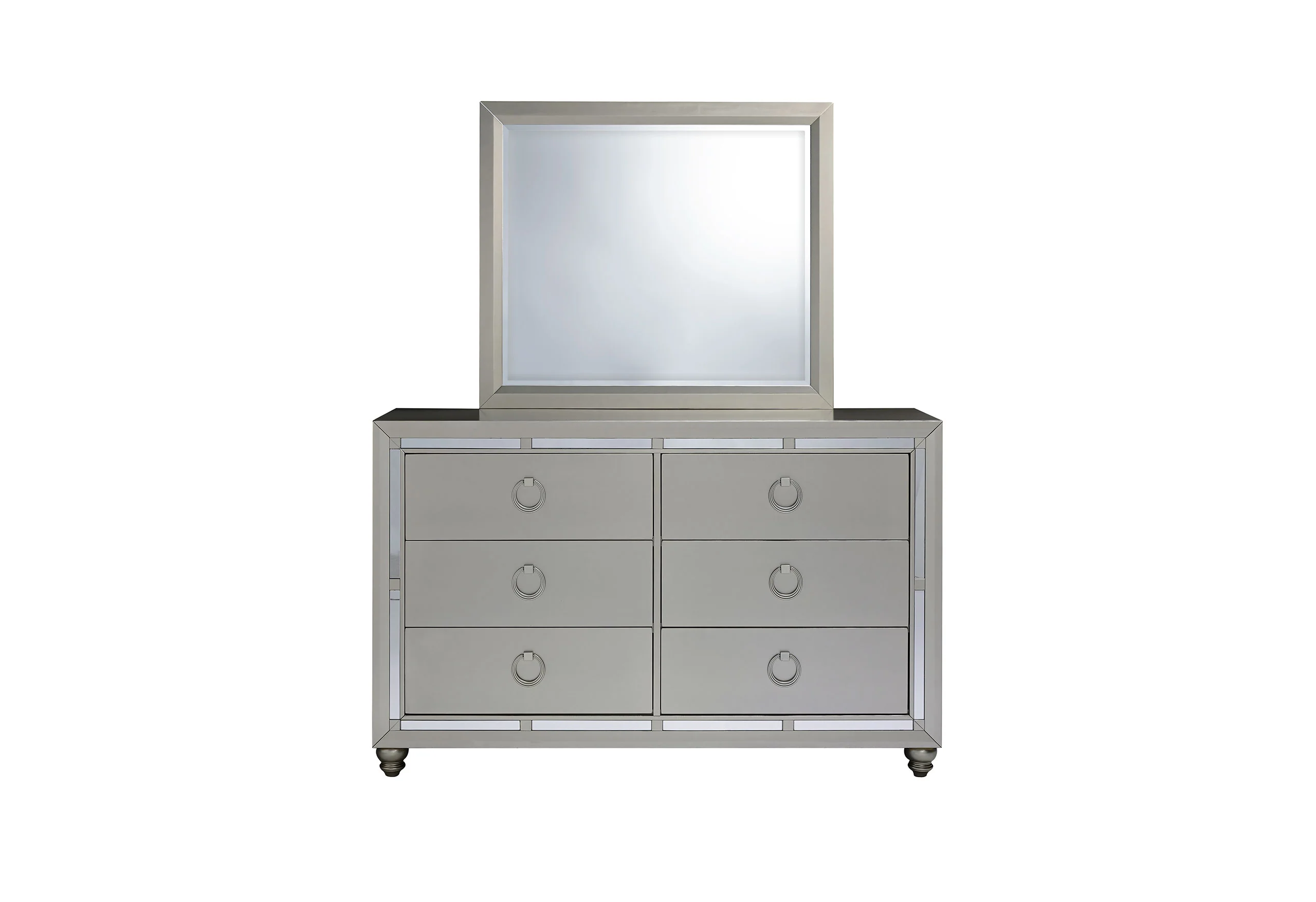 RILEY SILVER FULL BED GROUP - Image 4