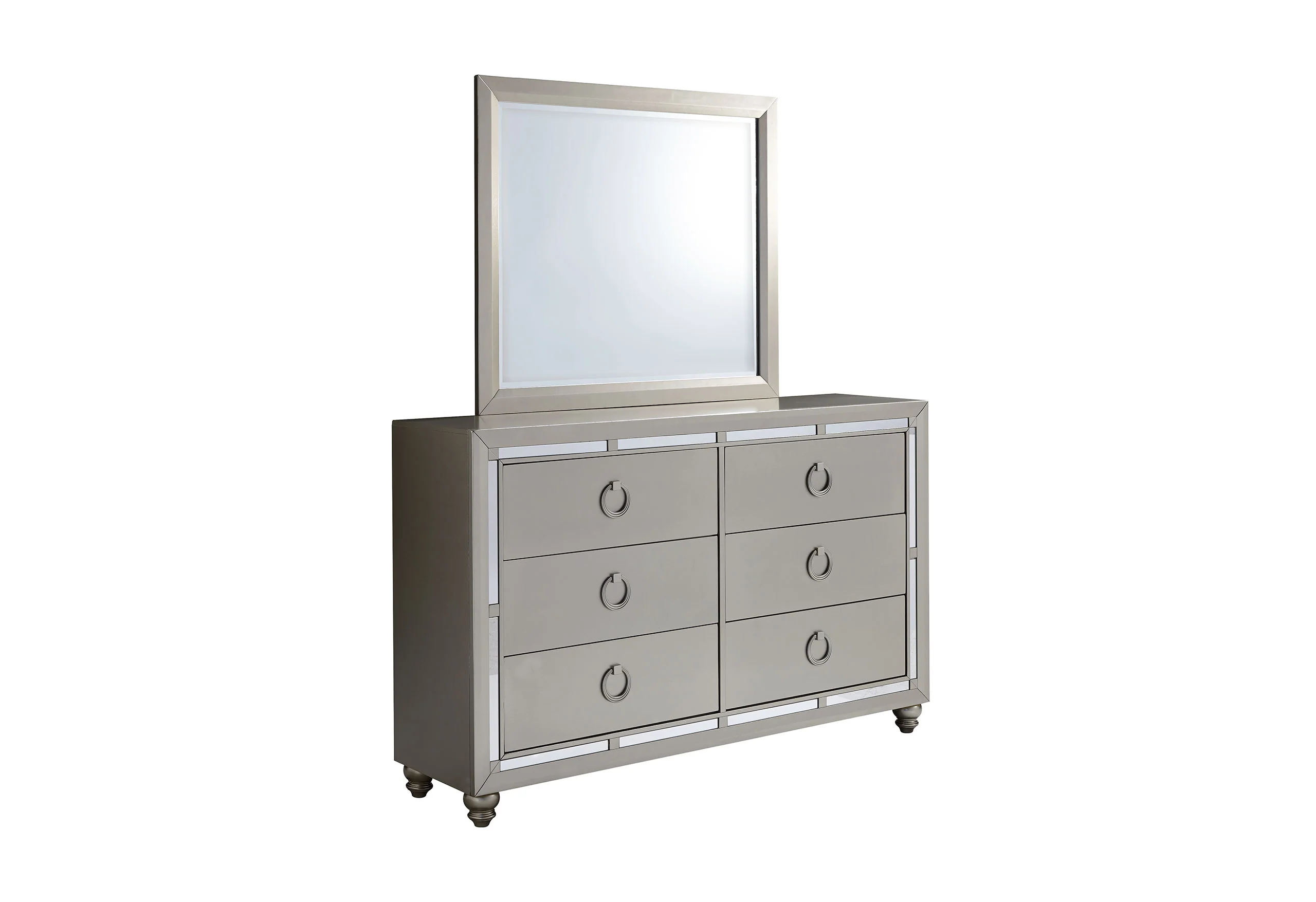 RILEY SILVER MIRROR - Image 2