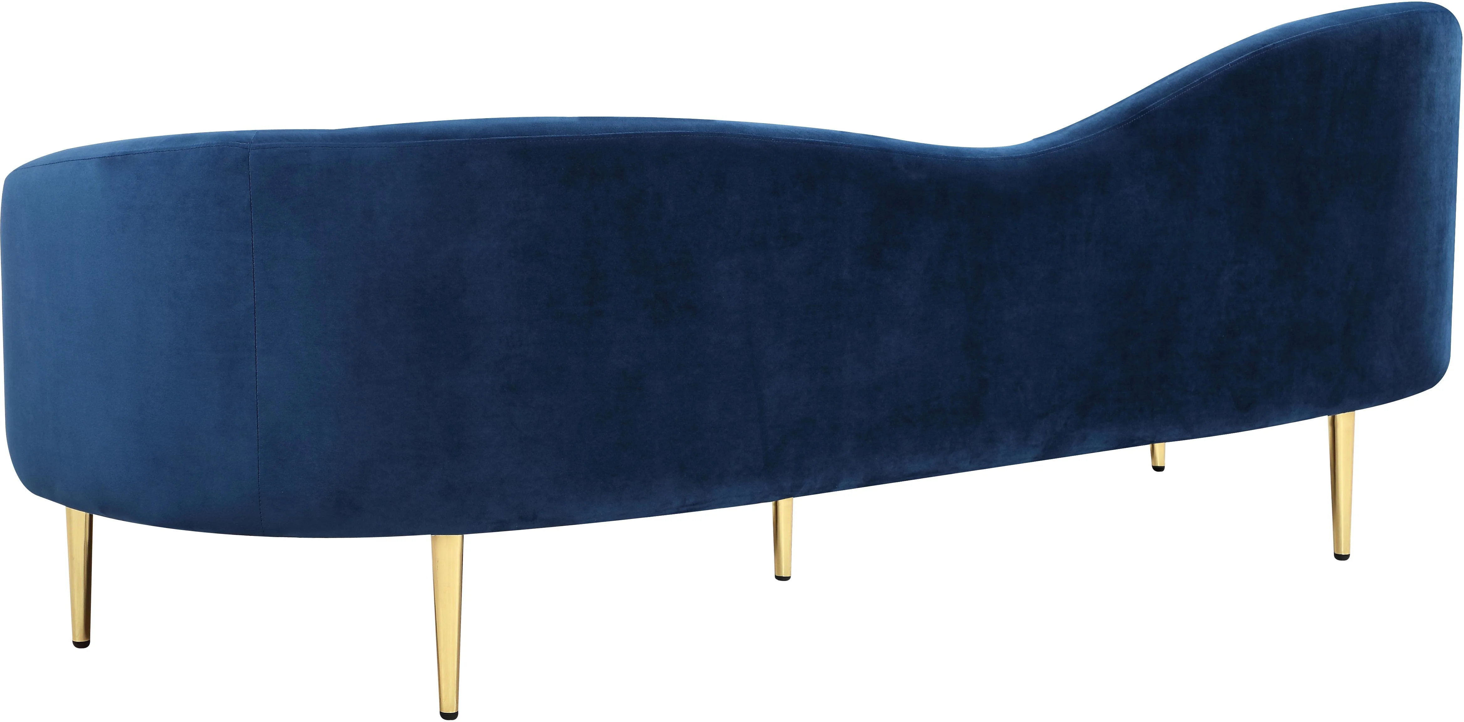 Ritz Navy Velvet Sofa - Image 4