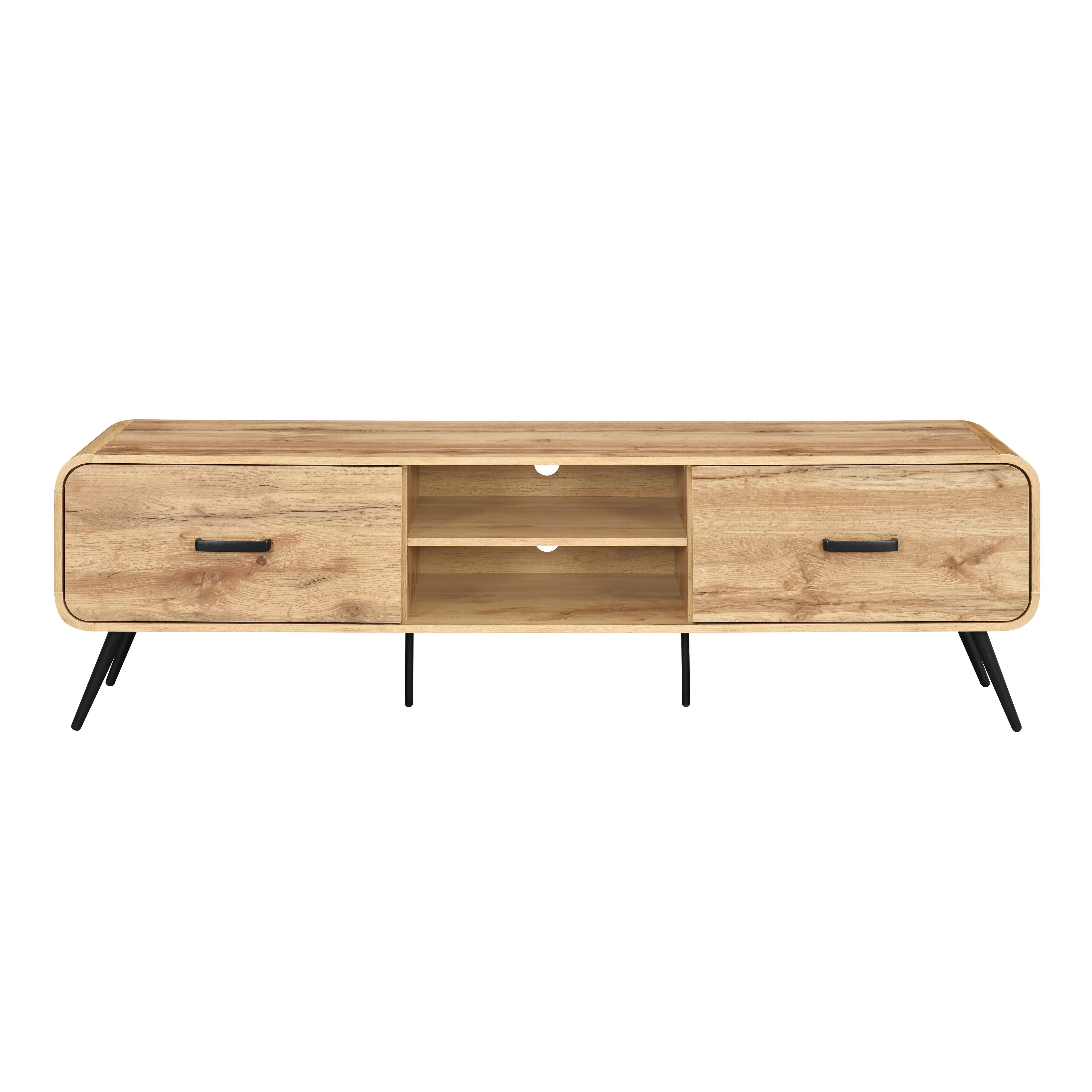 Rowan 71" Low Profile Tv Console-Natural - Image 2