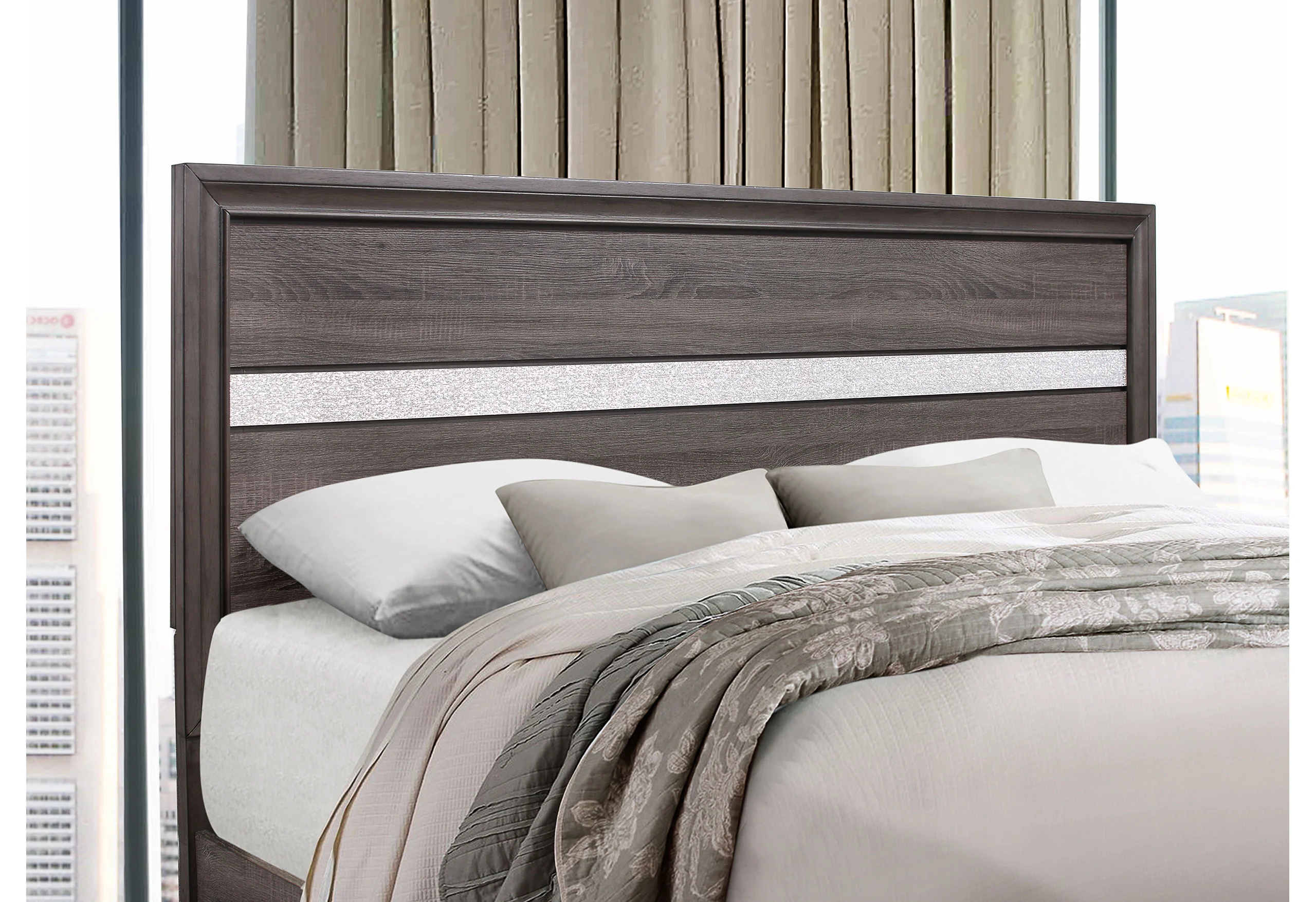 SEVILLE GREY FULL BED - Image 2