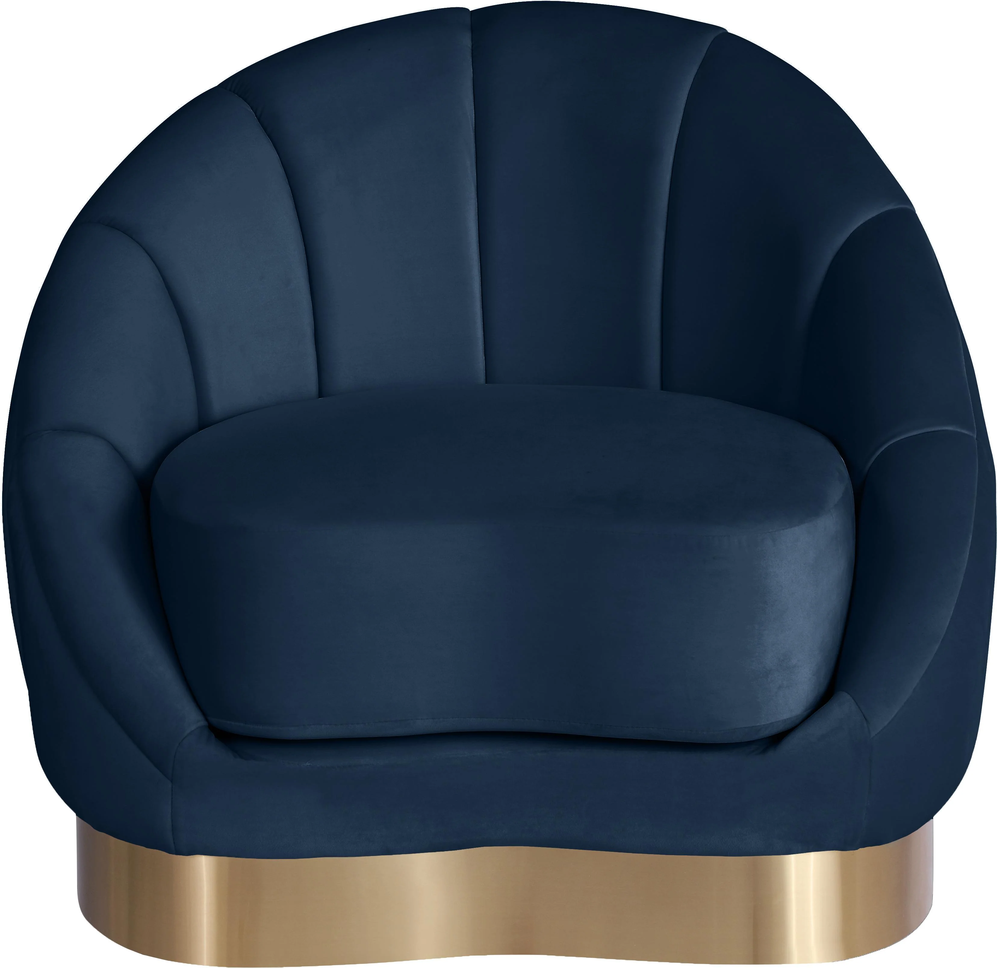 Shelly Navy Velvet Chair - Image 5