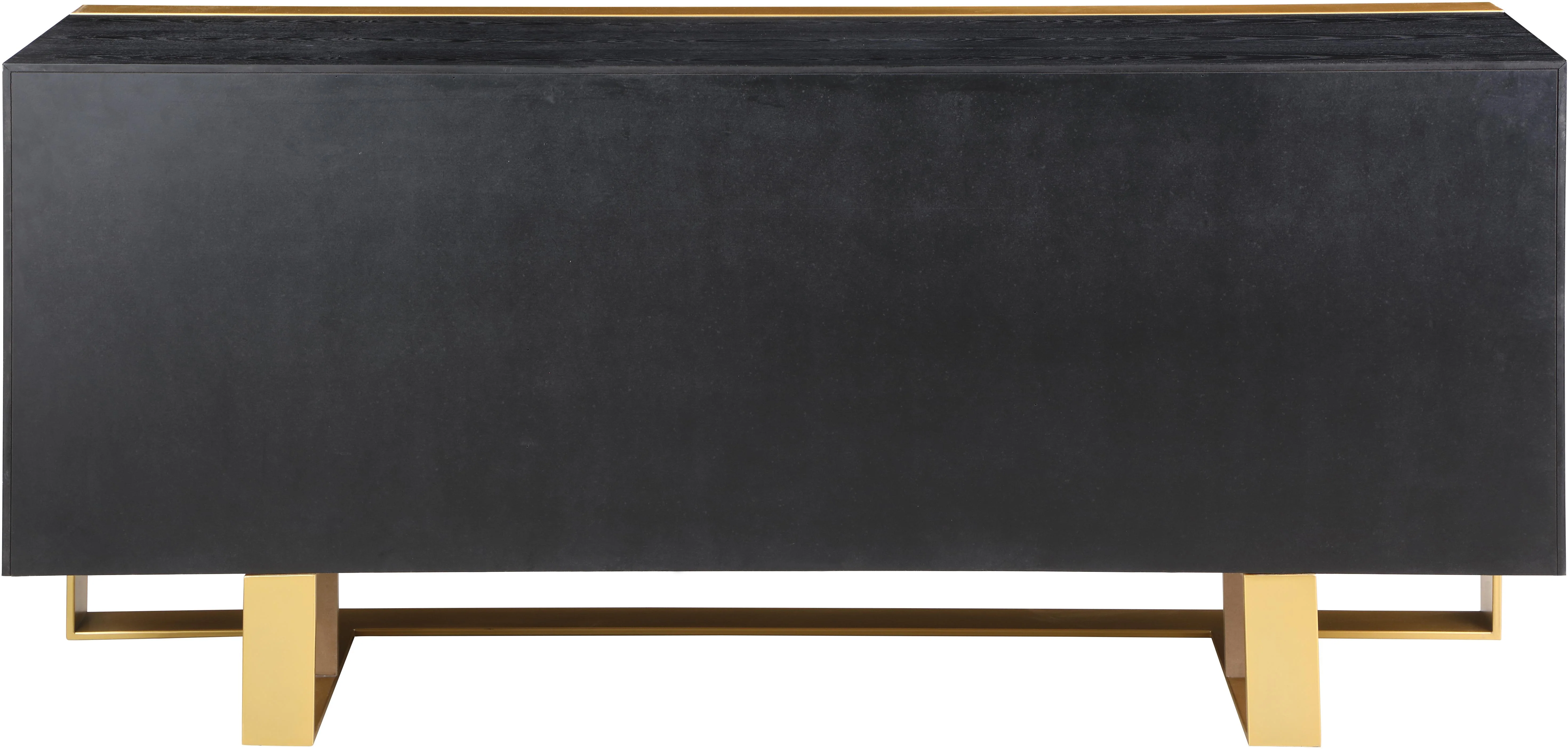 Sherwood Black Wood Sideboard/Buffet - Image 6