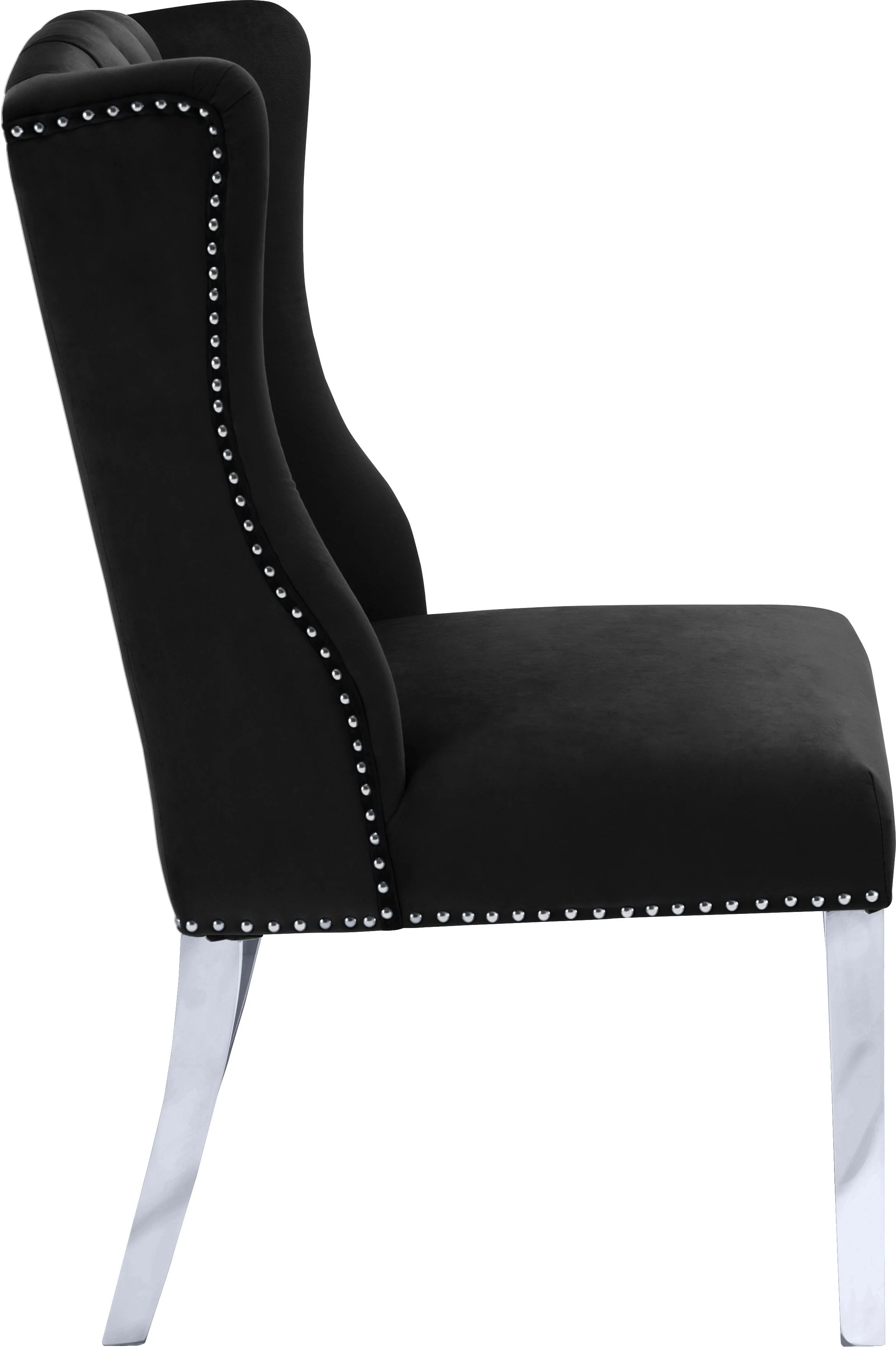 Suri Black Velvet Dining Chair - Image 10