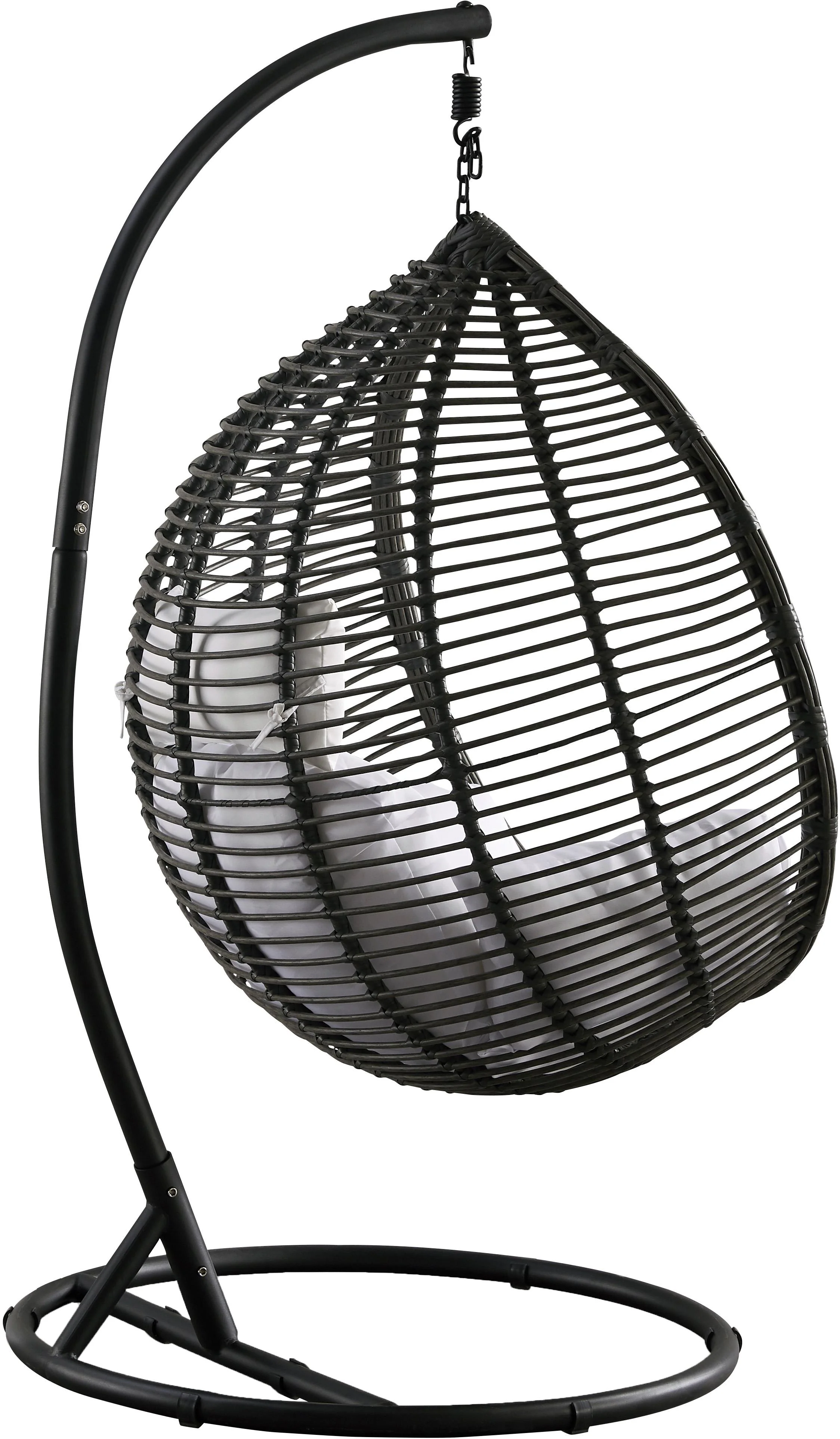 Tarzan Dark Grey Outdoor Patio Swing Chair - Image 3