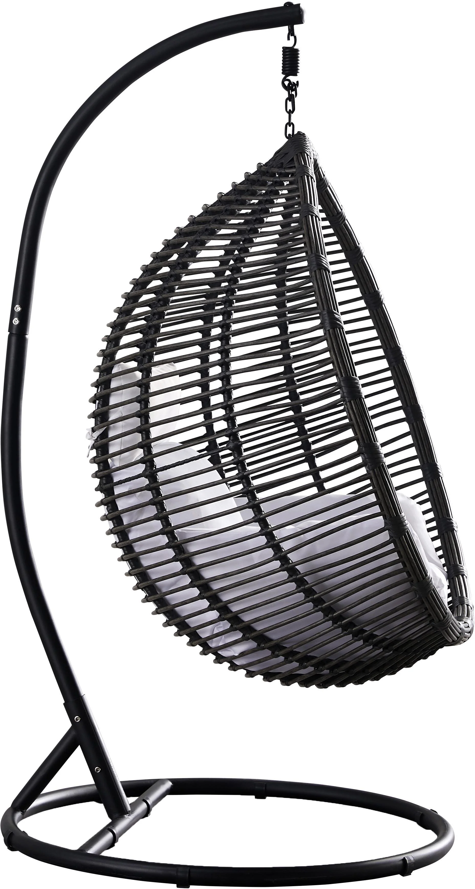 Tarzan Dark Grey Outdoor Patio Swing Chair - Image 4