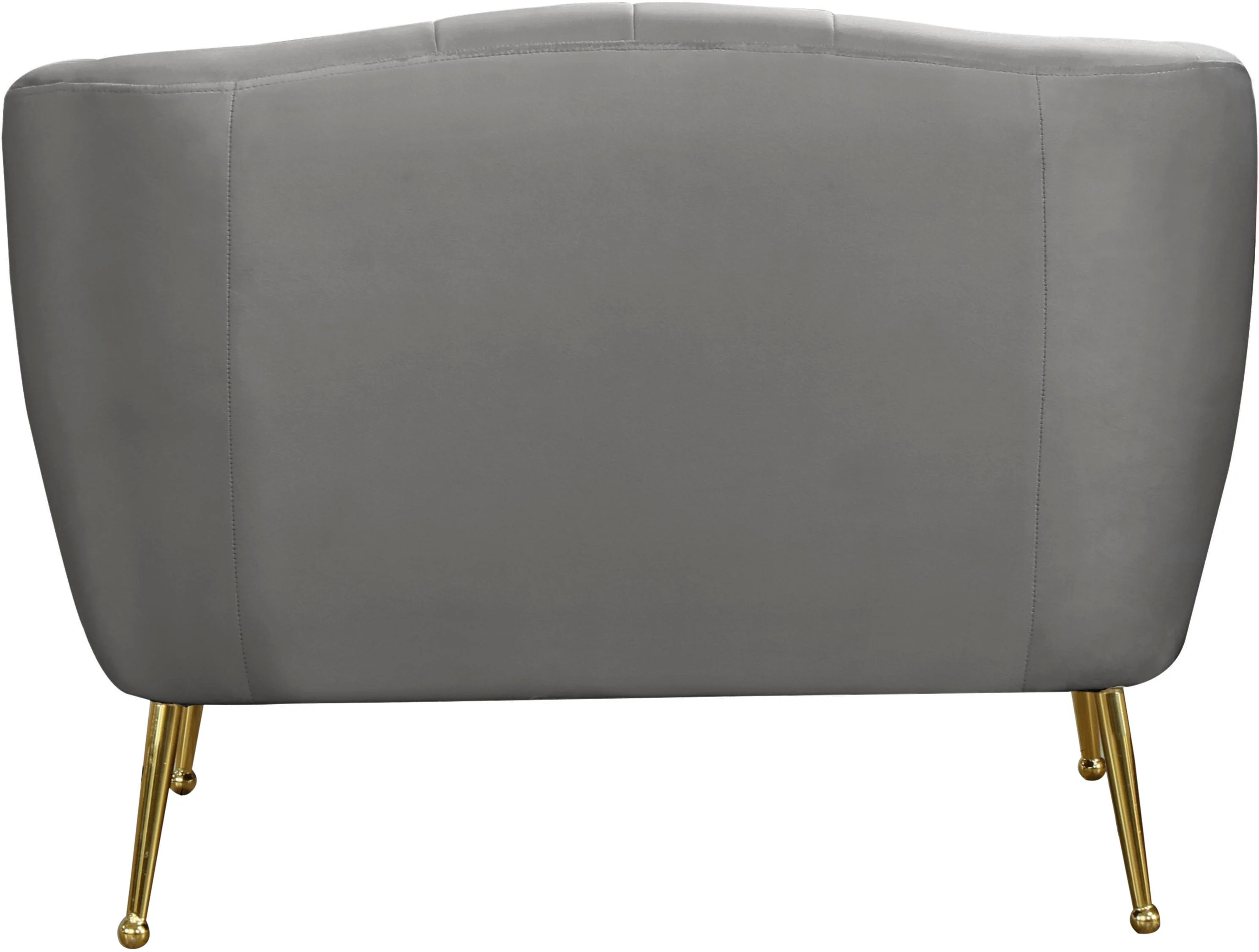 Tori Grey Velvet Chair - Image 3